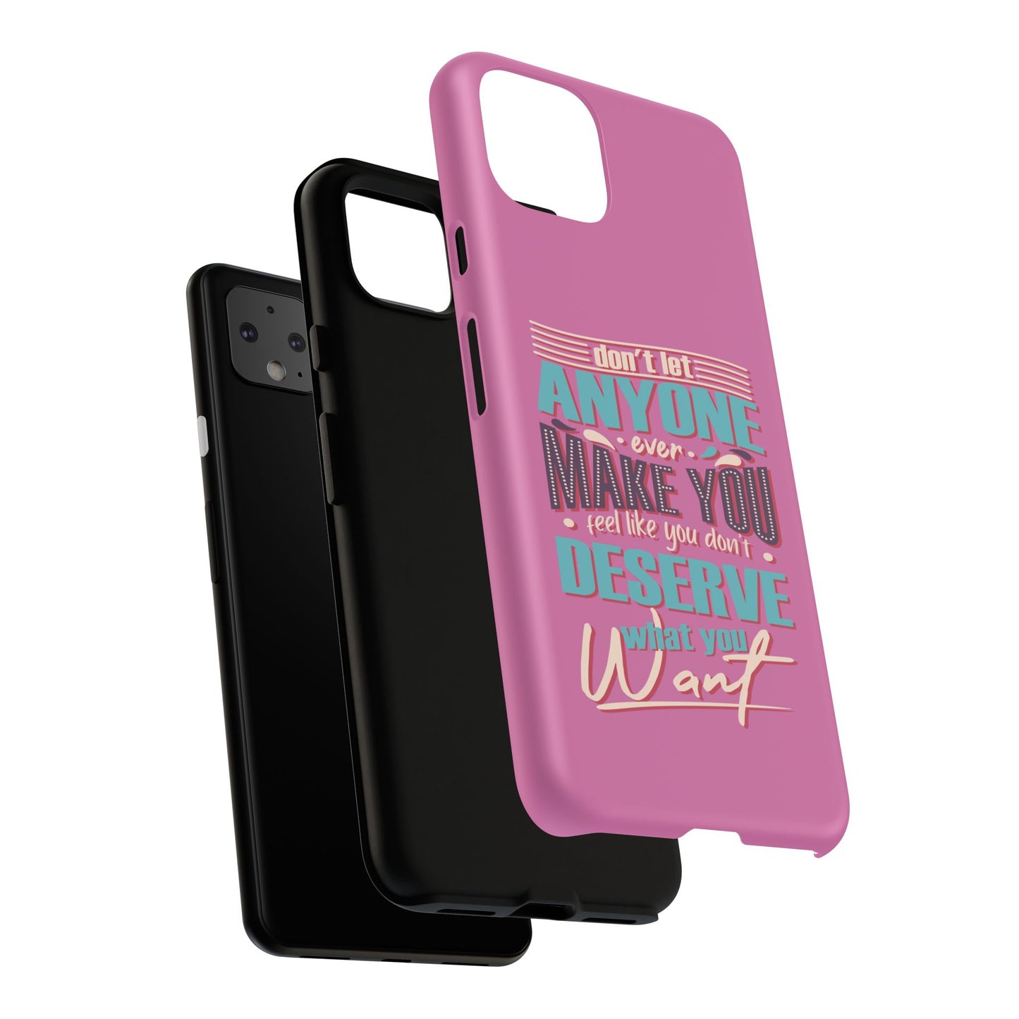 Inspirational Phone Case, Motivational Phone Cover, Tough Cases for Her, Gift for Friends, Self-Love Quote Case