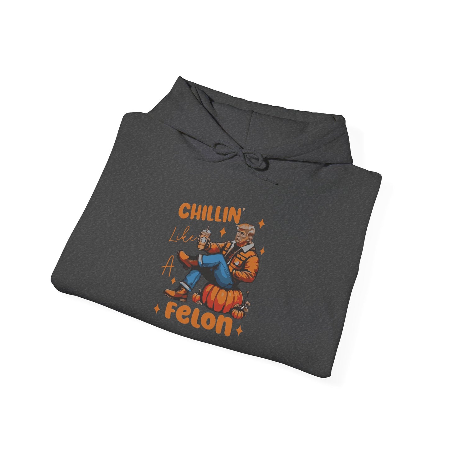 Chillin' Like a Felon Hoodie - Cozy Unisex Sweatshirt for Fall Celebrations
