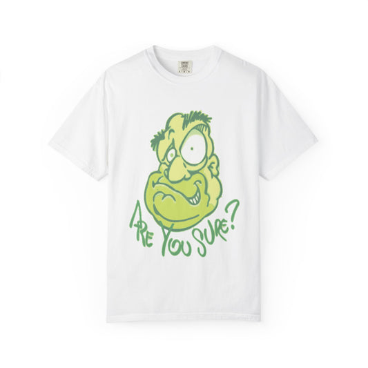 Unisex Garment-Dyed T-Shirt with Quirky Cartoon Design - Perfect for Casual Wear, Gifting, Parties, and Everyday Comfort