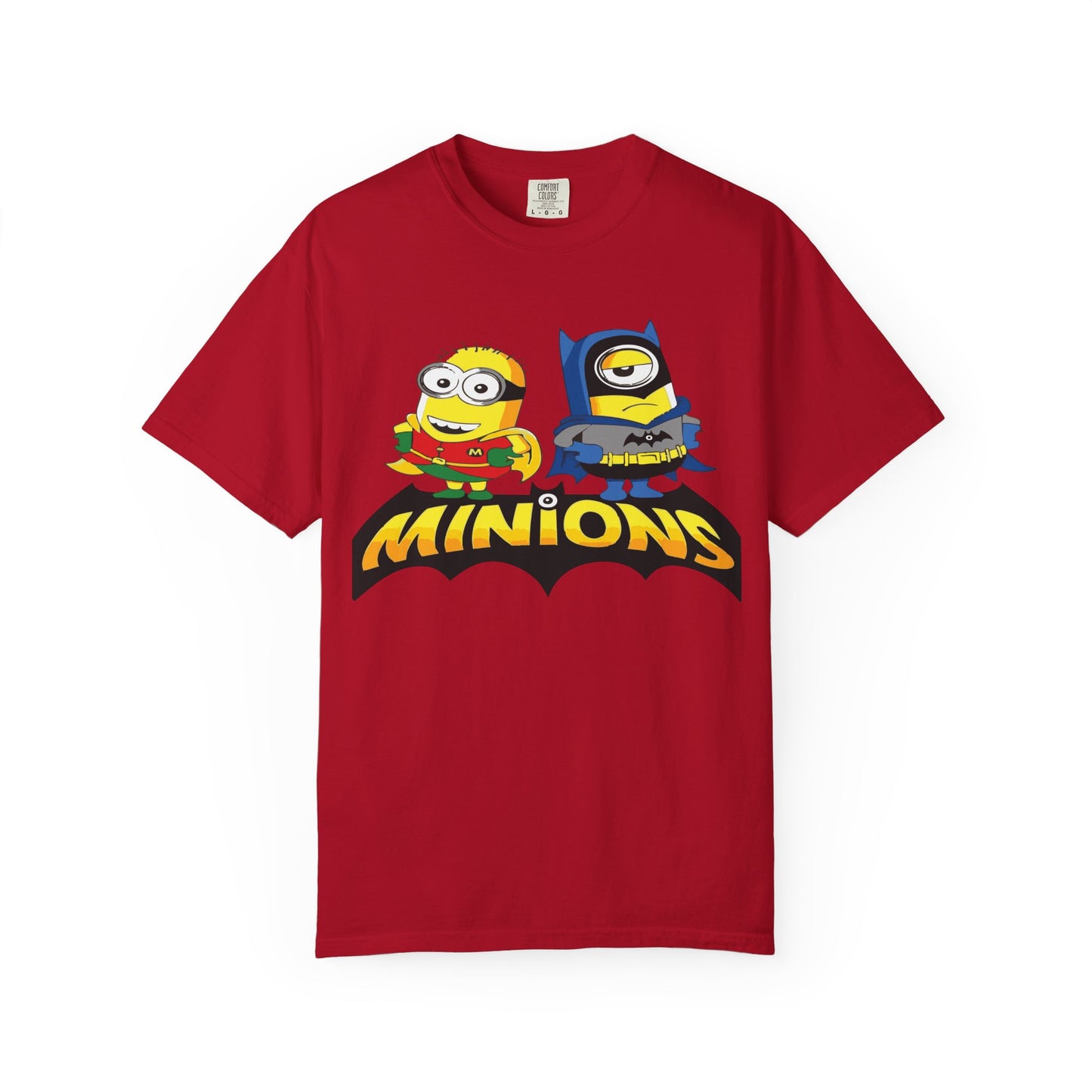 Minions Superhero Unisex T-shirt, Fun Gift for Kids, Cartoon Apparel, Birthday Party Outfit, Family Movie Night Wear