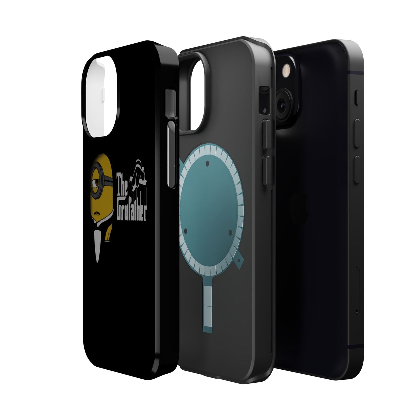 Magnetic Tough Cases: The Gruffather Phone Cover, Gift for Minions Fans, Unique Cell Phone Case, Durable Protective Case, Fun Cartoon Design