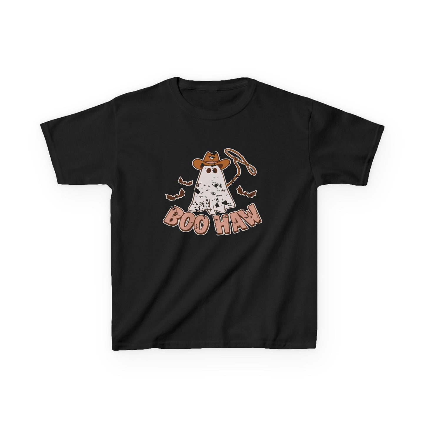 Boo Haunt Kids Tee, Halloween Shirt, Ghost Costume T-Shirt, Fun Kids Apparel, Spooky Party Outfit
