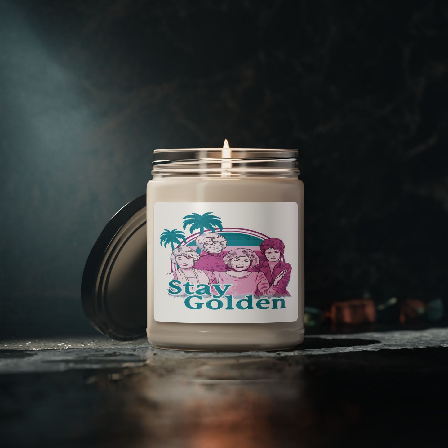 Stay Golden Scented Soy Candle - 9oz, Nostalgic Home Decor