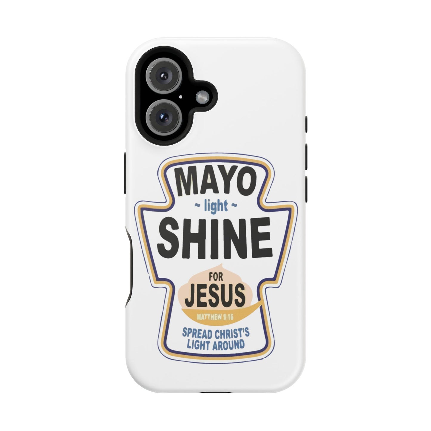 Jesus Message Impact-Resistant Case, Faith-Based Phone Cover, Inspirational Tech Accessory, Christian Gift, Bible Verse Case