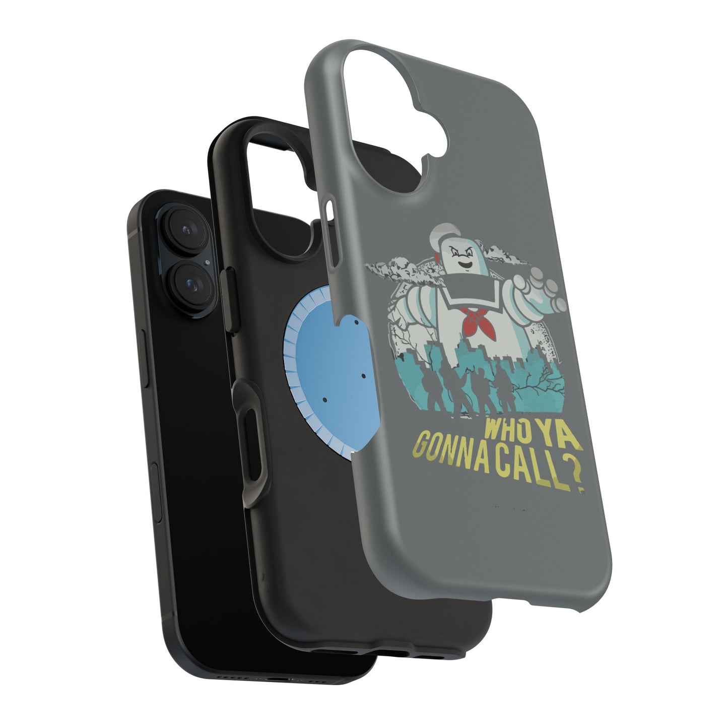 Ghostbuster-Inspired Tough Phone Case - Who Ya Gonna Call? - Perfect for Fans, Gift for Halloween, Geeky Accessories, Durable Protection