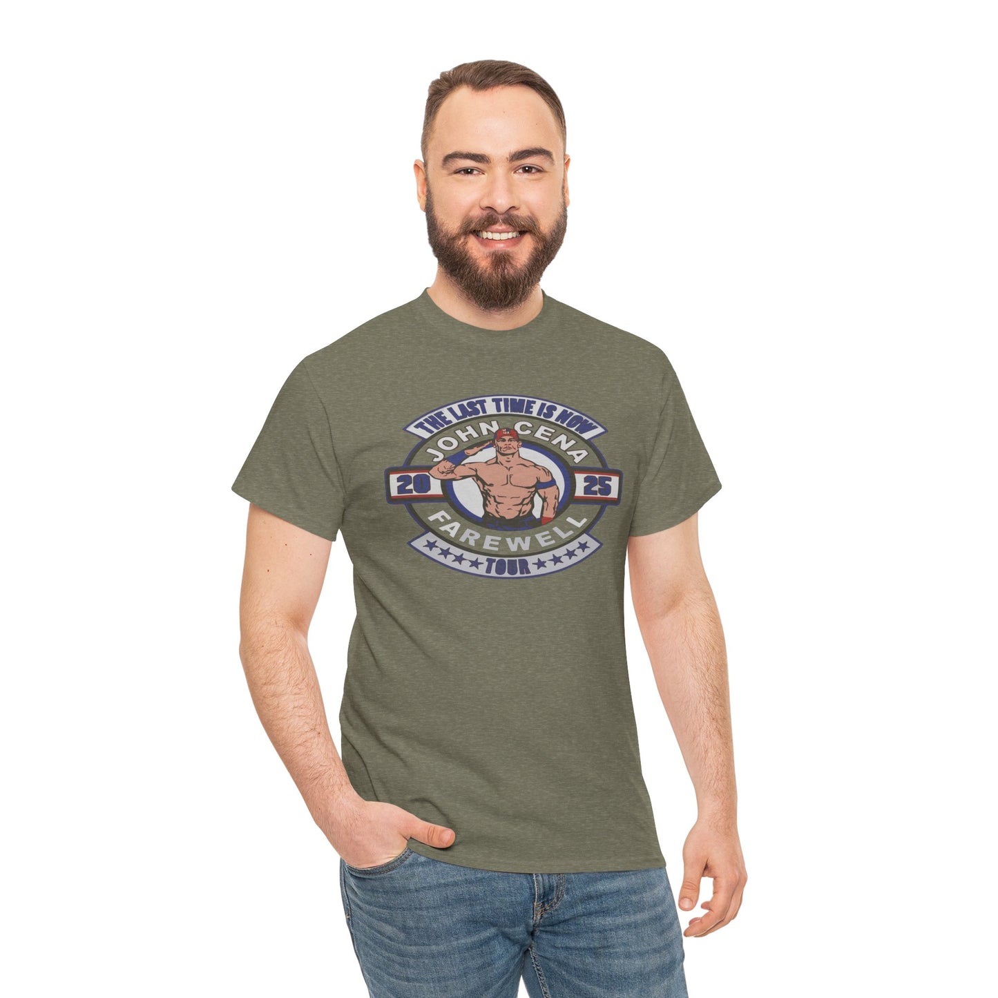 Wrestling Tribute Tee, John Cena Farewell Shirt, Unisex Graphic Tee, Fan Merchandise, Gift for Sports Lovers