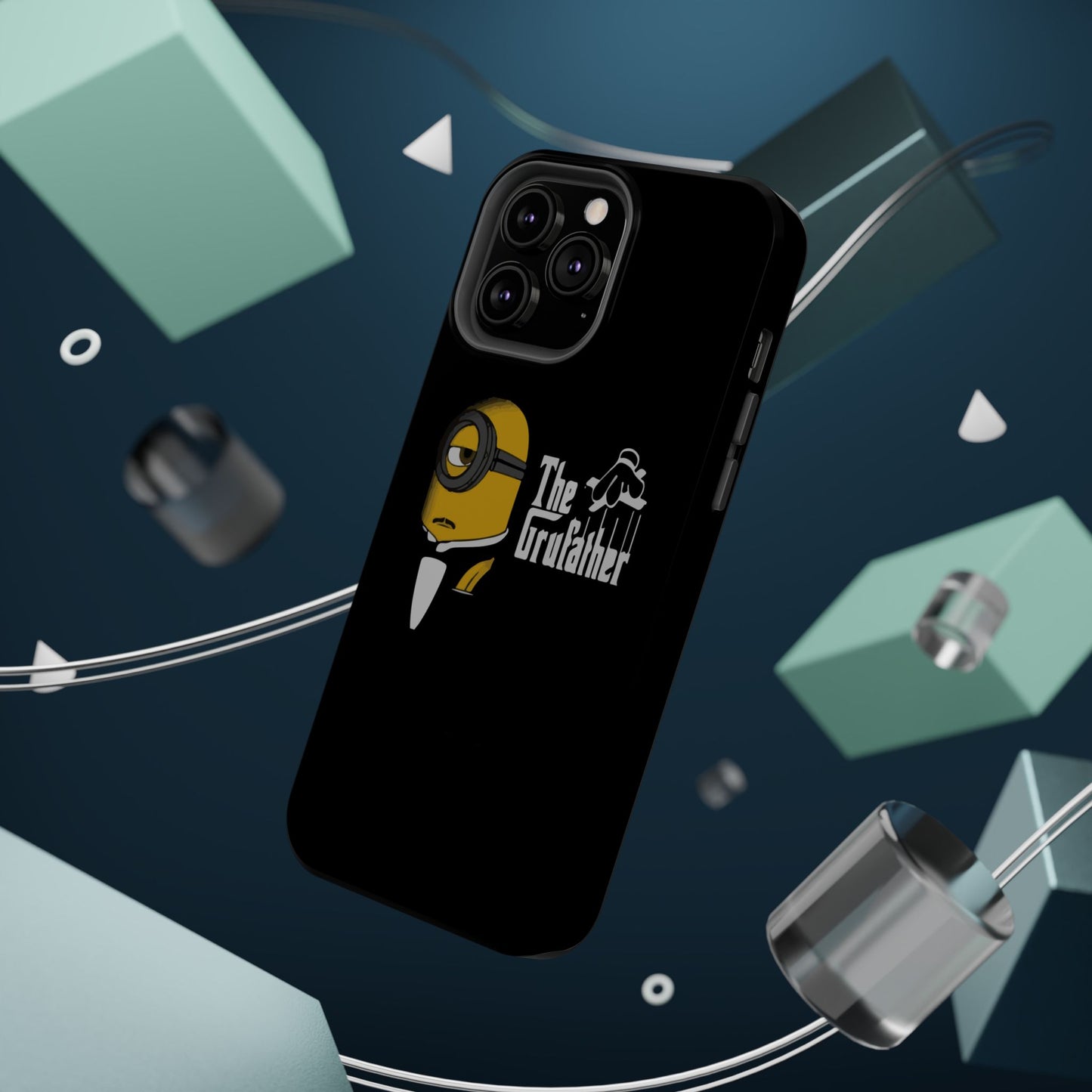 Magnetic Tough Cases: The Gruffather Phone Cover, Gift for Minions Fans, Unique Cell Phone Case, Durable Protective Case, Fun Cartoon Design