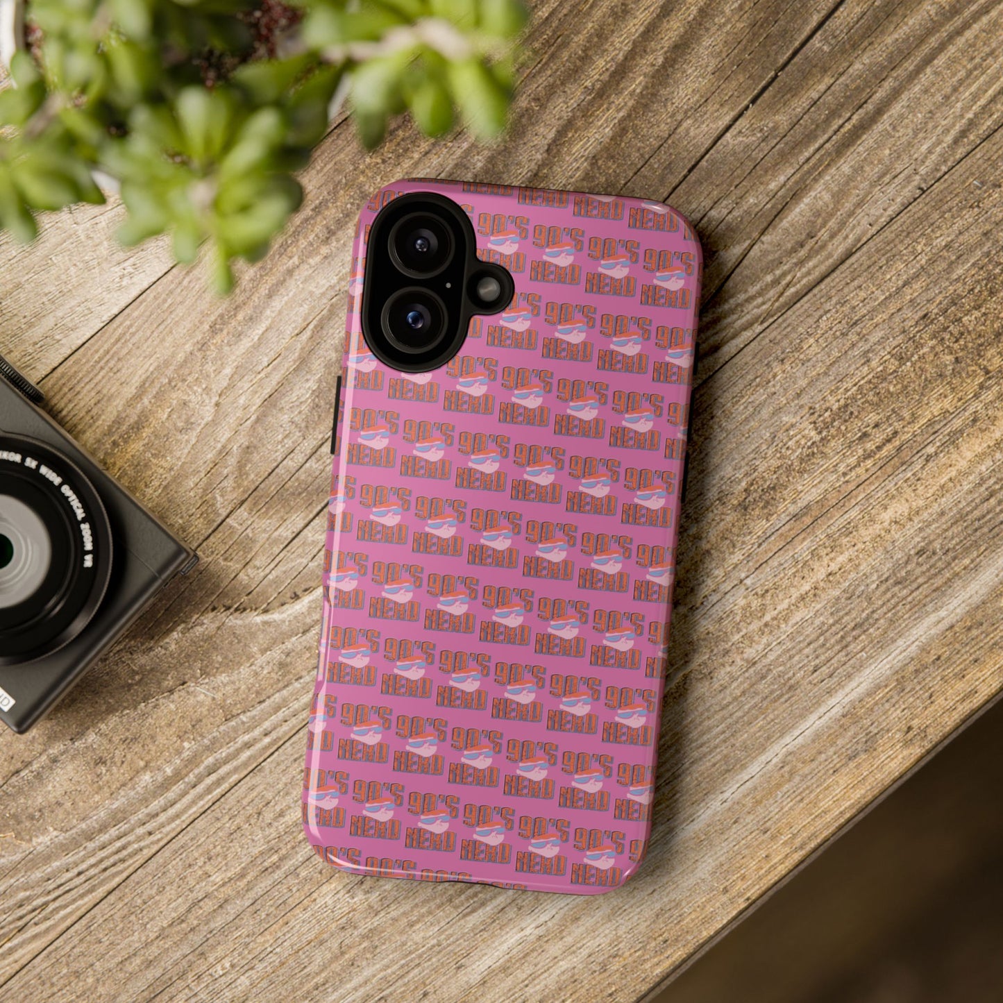 90s Vibe Phone Case, Retro Tough Cases, Gift for Nostalgia Lovers, Durable Phone Covers, 90s Themed Accessories