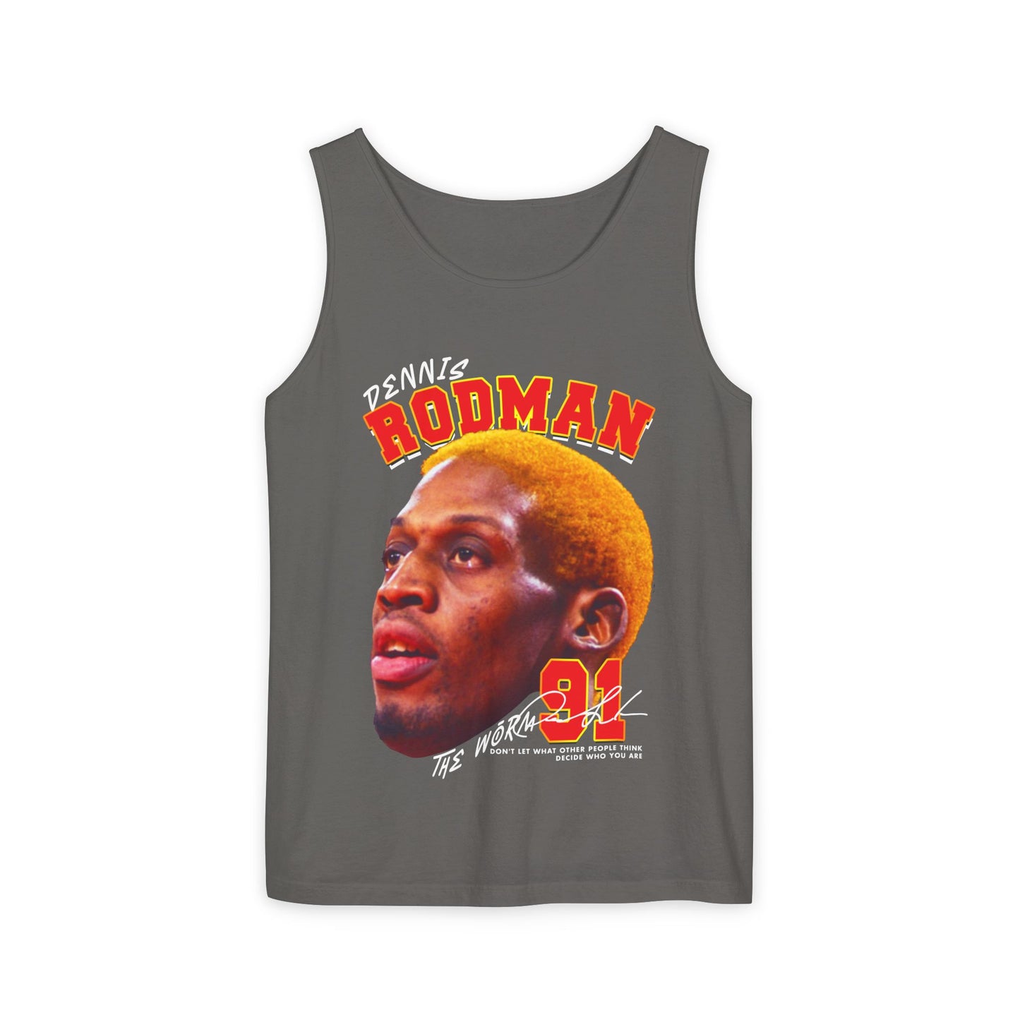Dennis Rodman Vintage Tank Top, Unisex Graphic Tee, Sports Apparel, Summer Wear, Basketball Fan Gift