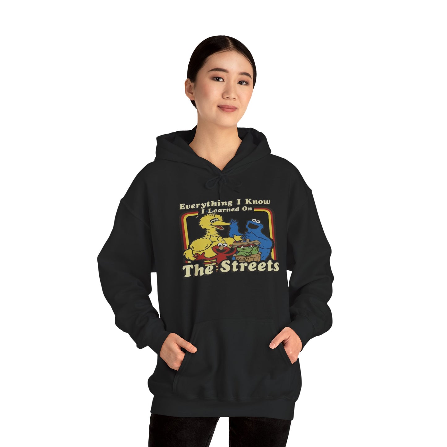 Vintage Street Art Hoodie - Cozy Unisex Sweatshirt for Creative Souls, Outdoor Relaxation, Casual Hangouts