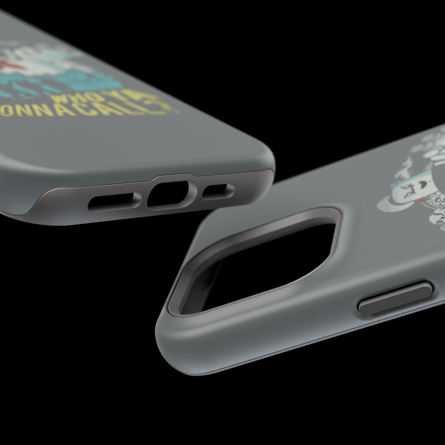 Ghostbuster-Inspired Tough Phone Case - Who Ya Gonna Call? - Perfect for Fans, Gift for Halloween, Geeky Accessories, Durable Protection