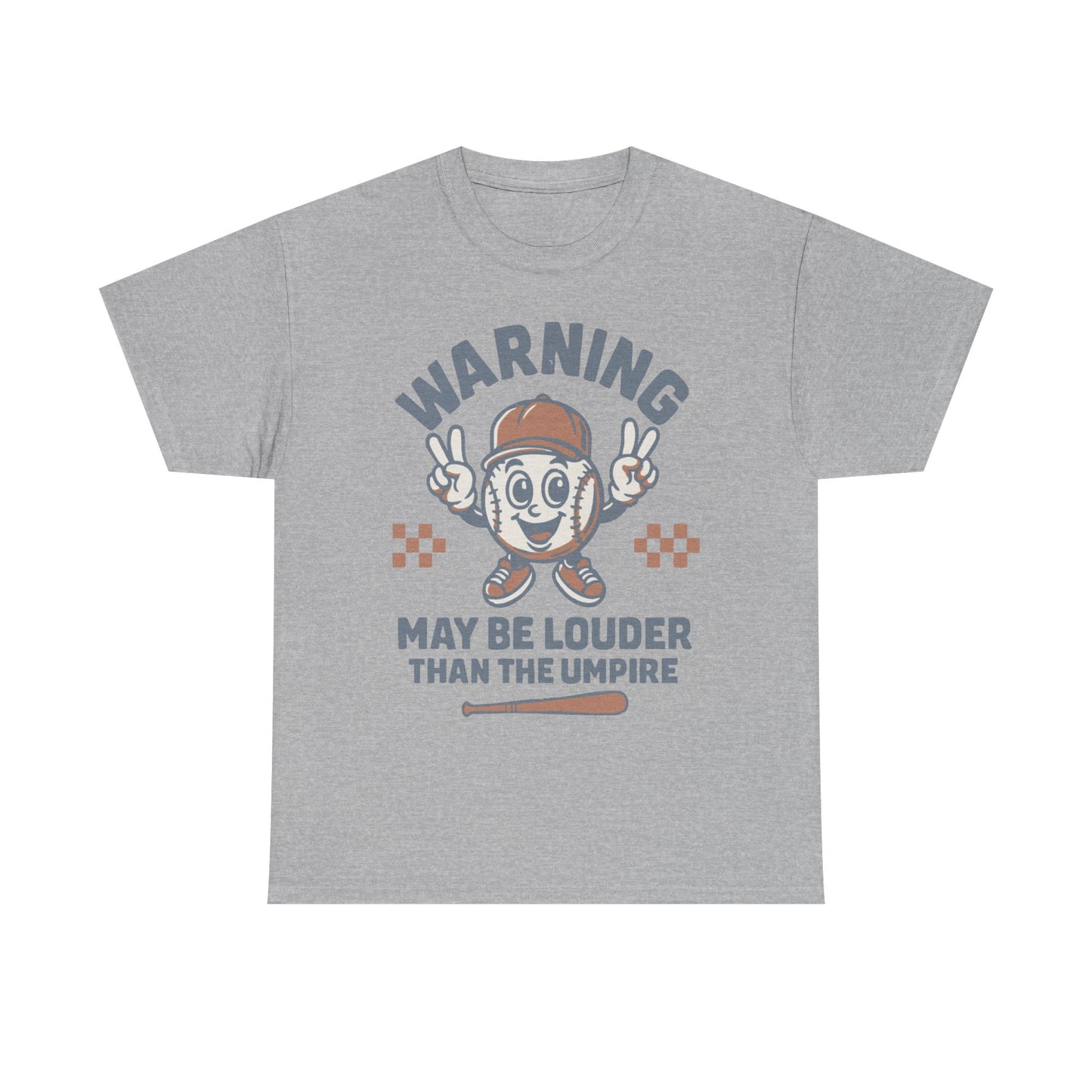 Warning T-Shirt, Fun Umpire Tee, Unique Sports Gift, Casual Wear, Perfect for Baseball Fans