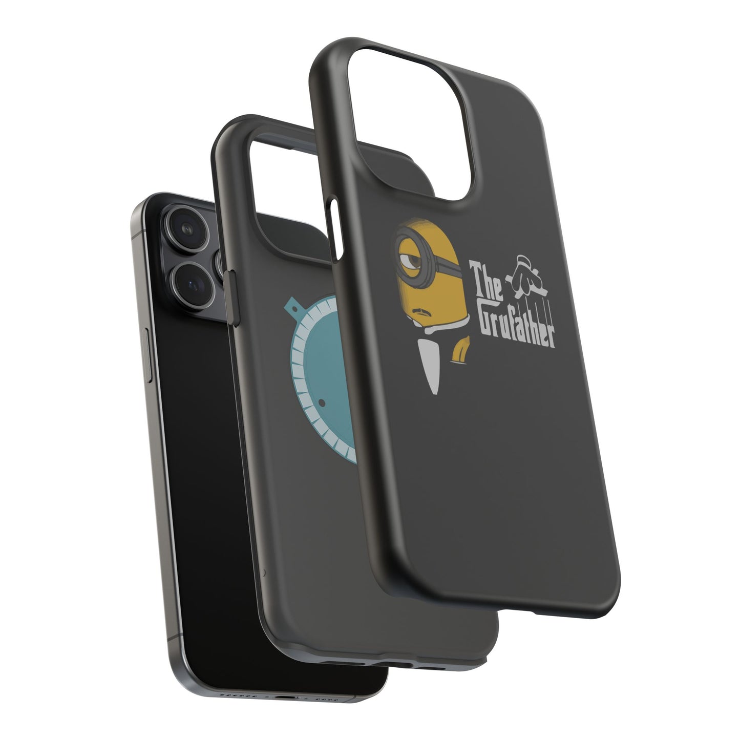 Magnetic Tough Cases: The Gruffather Phone Cover, Gift for Minions Fans, Unique Cell Phone Case, Durable Protective Case, Fun Cartoon Design