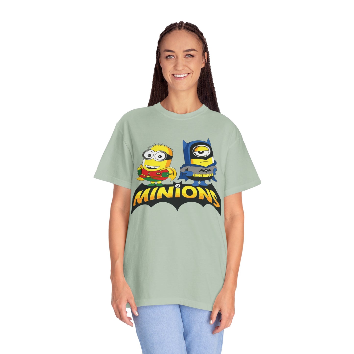 Minions Superhero Unisex T-shirt, Fun Gift for Kids, Cartoon Apparel, Birthday Party Outfit, Family Movie Night Wear