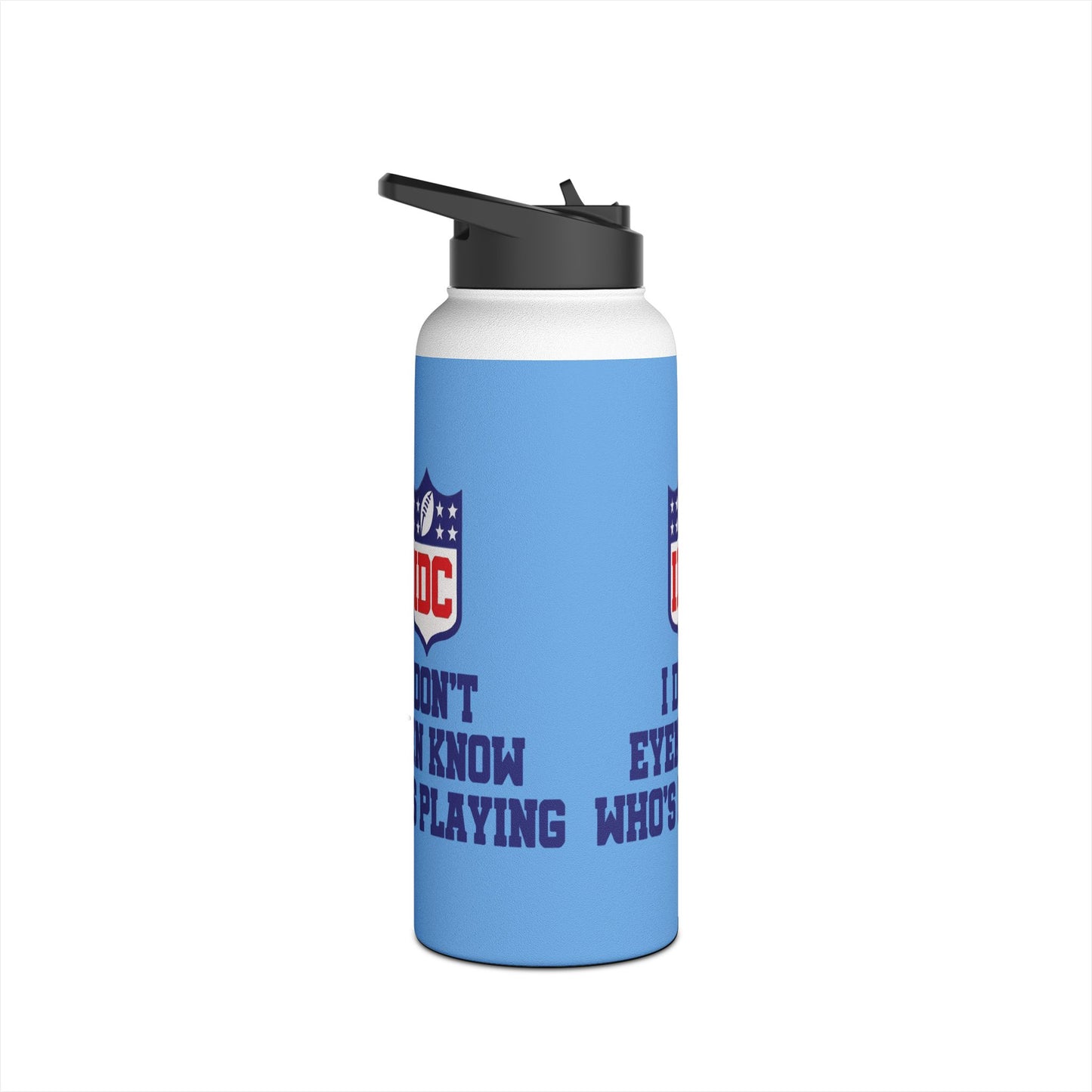 NFL Stainless Steel Water Bottle - Funny Sports Fan Gift, Hydration Flask for Game Days, Sports Events, Birthday Present, Home & Outdoors