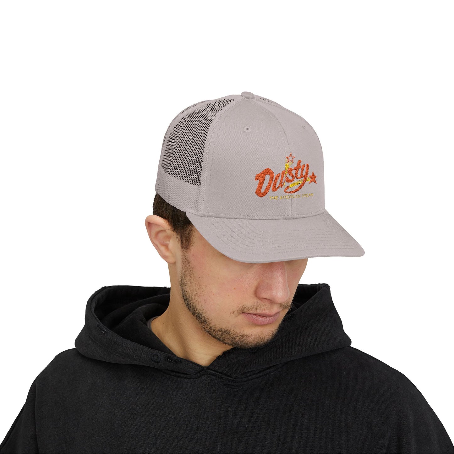 Dusty Snapback Trucker Cap, Trendy Hat, Gift for Him/Her, Casual Wear, Festival Accessory, Outdoor Style