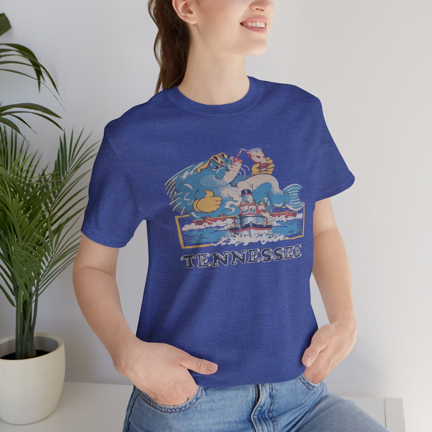 Tennessee Vintage Graphic Tee, Unisex Jersey Short Sleeve T-Shirt, Souvenir Shirt, Vacation Wear, Gift for Travelers, Retro Tee