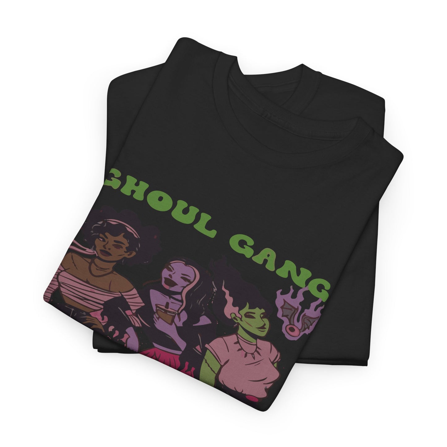 Ghoul Gang Unisex Heavy Cotton Tee | Halloween T-Shirt, Spooky Apparel, Gothic Fashion, Funny Gift, Group Costume