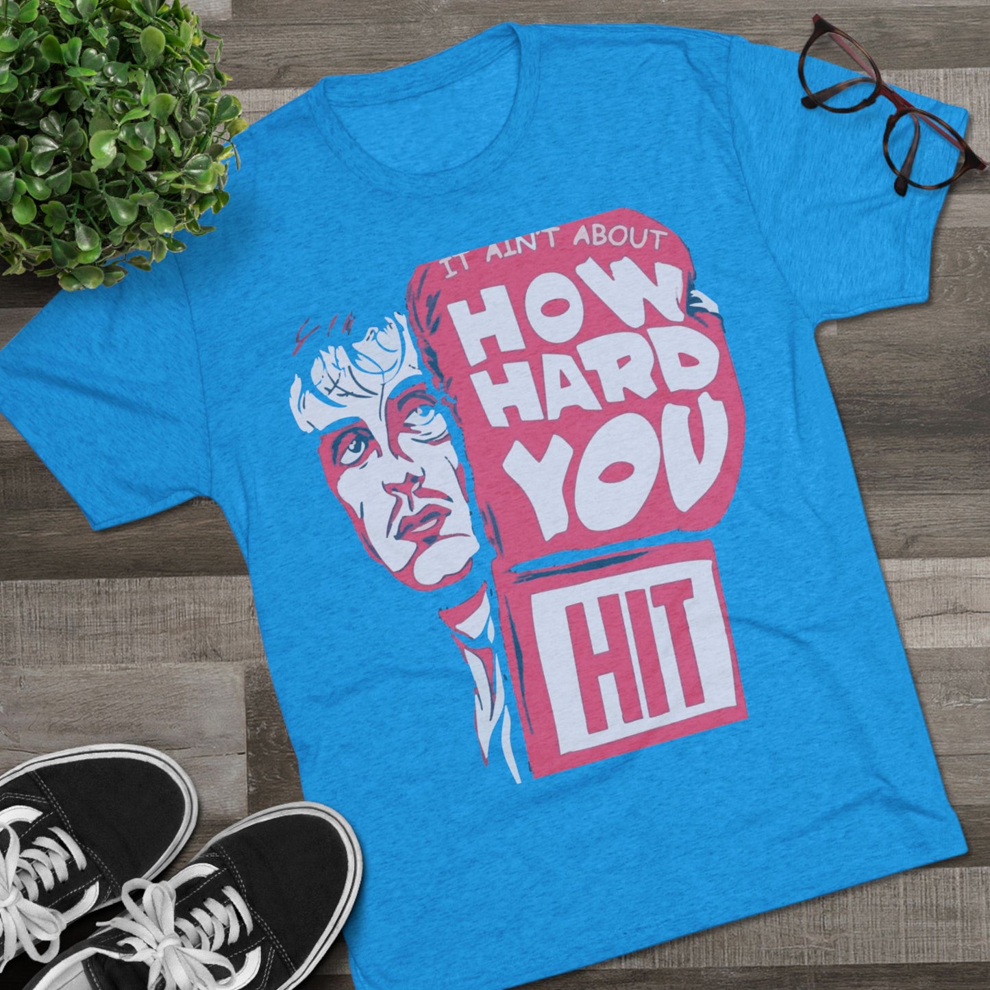 Rocky Fitness Tee - Unisex Tri-Blend Crew Tee
