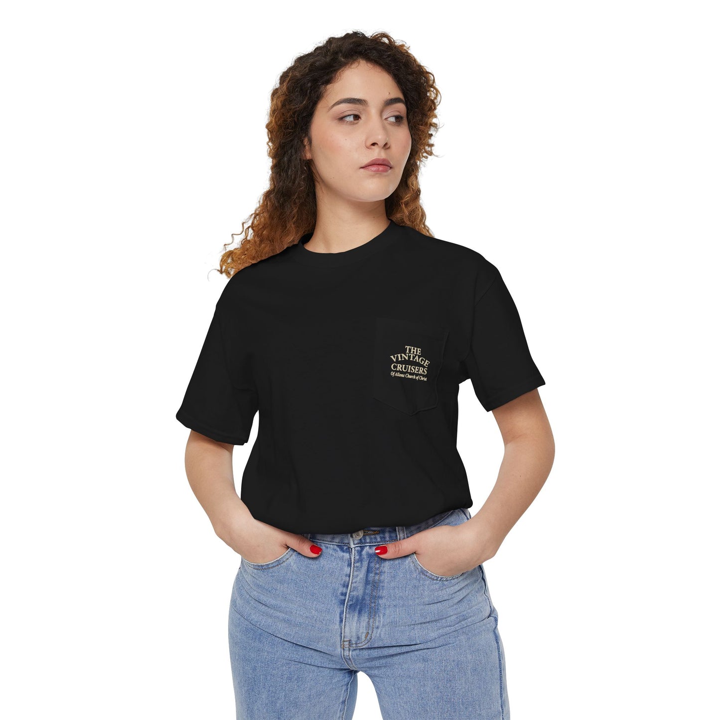 Retro Pocket Tee Allons Church of Christ Cruise 2025 Unisex T-Shirt