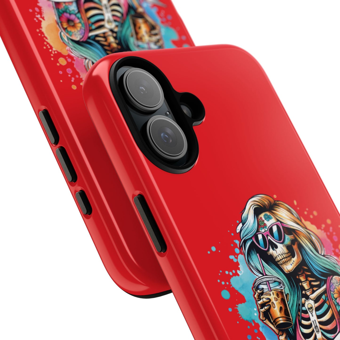 Cool Moms Club Phone Case - Tough Cases, Funky Phone Cover, Gift for Moms, Skeleton Design, Trendy Tech Accessories
