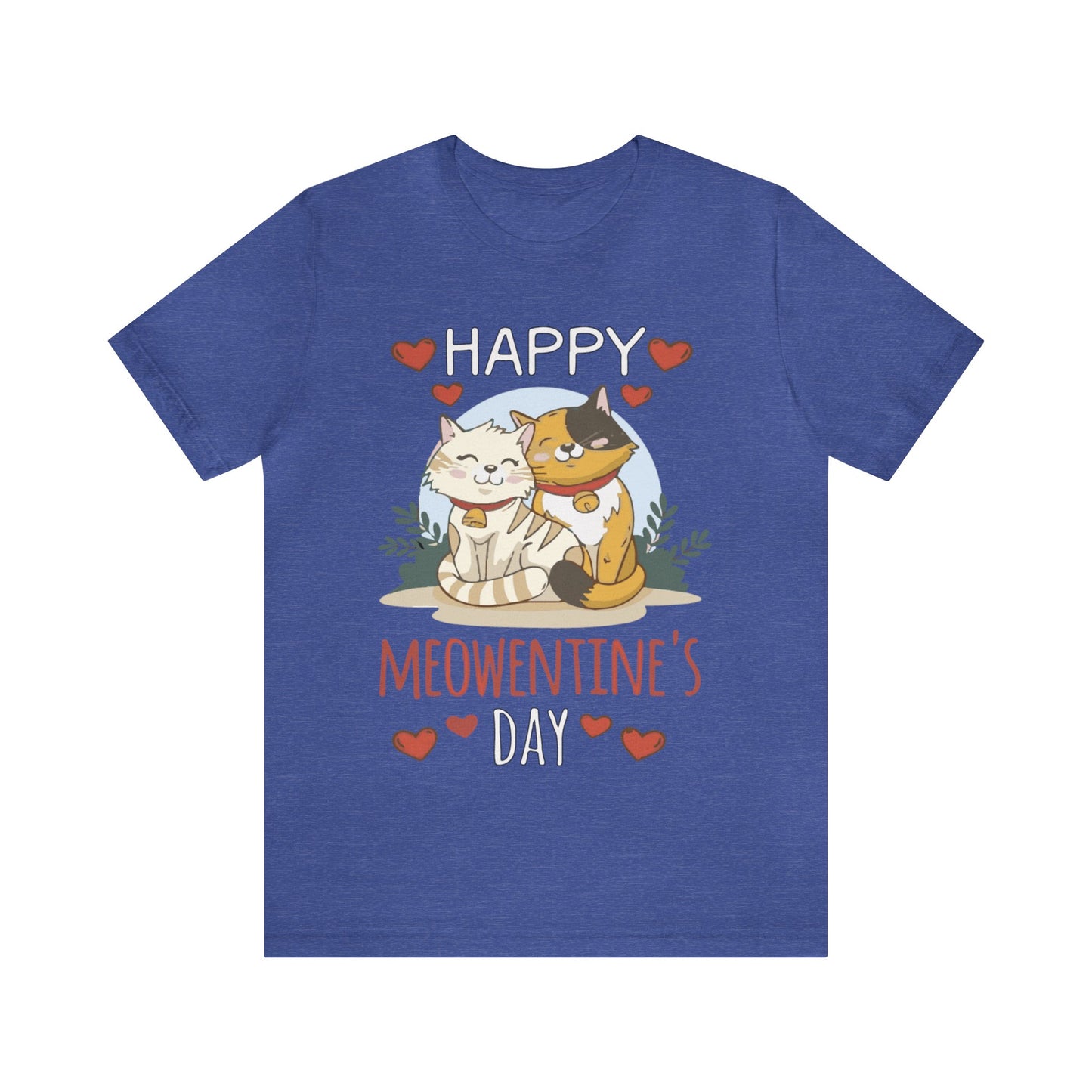 Happy Meowentine's Jersey Short Sleeve Tee