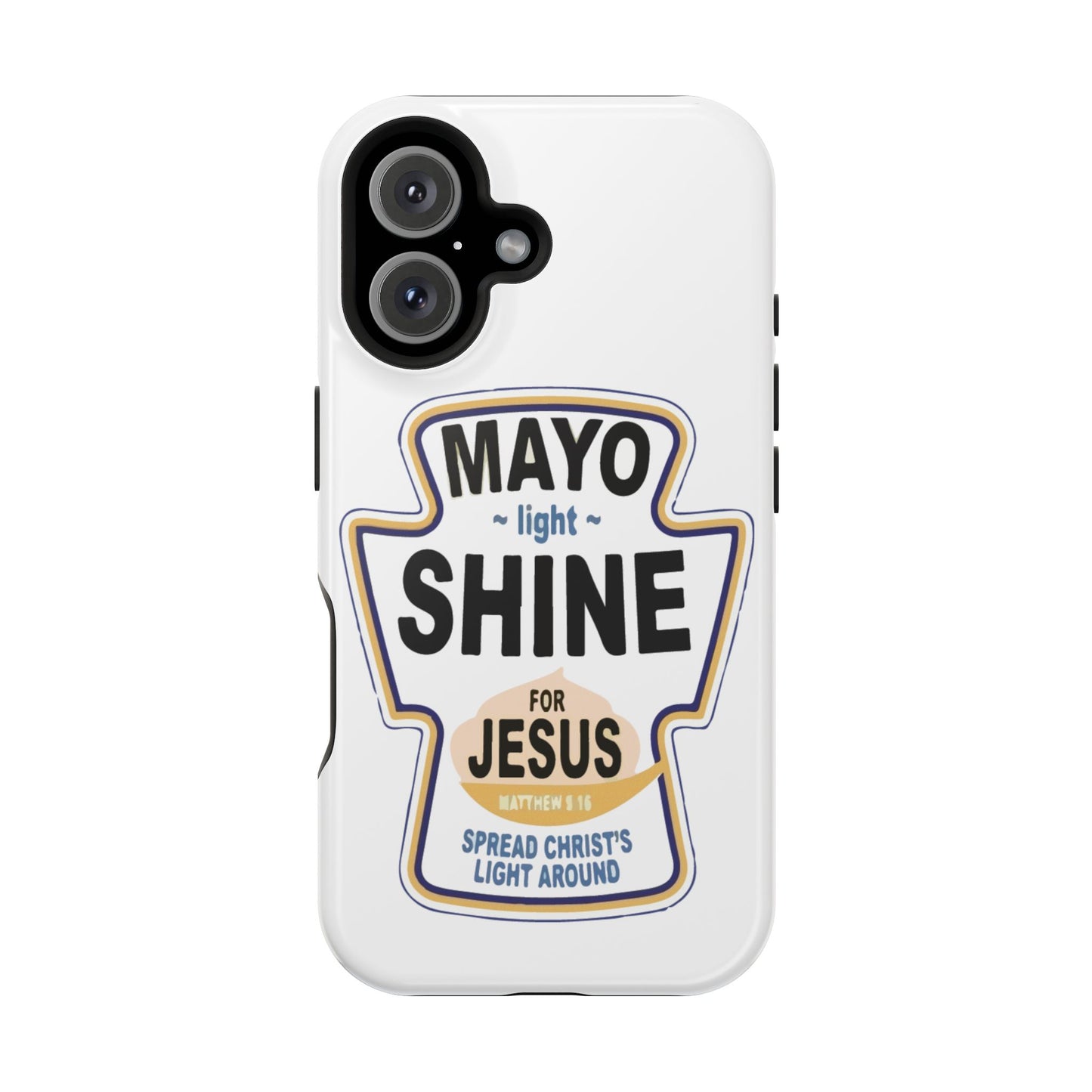 Jesus Message Impact-Resistant Case, Faith-Based Phone Cover, Inspirational Tech Accessory, Christian Gift, Bible Verse Case