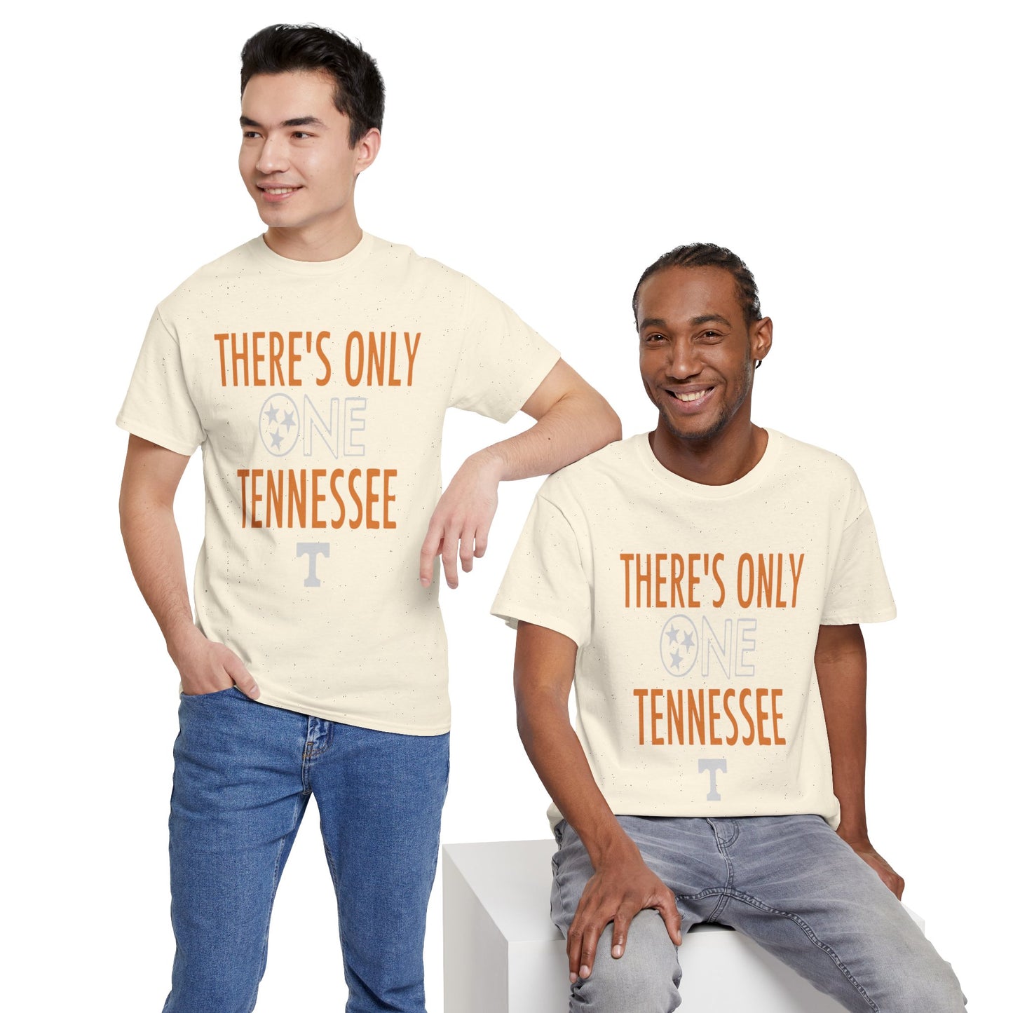 Tennessee Pride Tee, Unisex Heavy Cotton Tee, Tennessee Fans Gift, College Sports Apparel, Casual Everyday Wear, State Pride Shirt