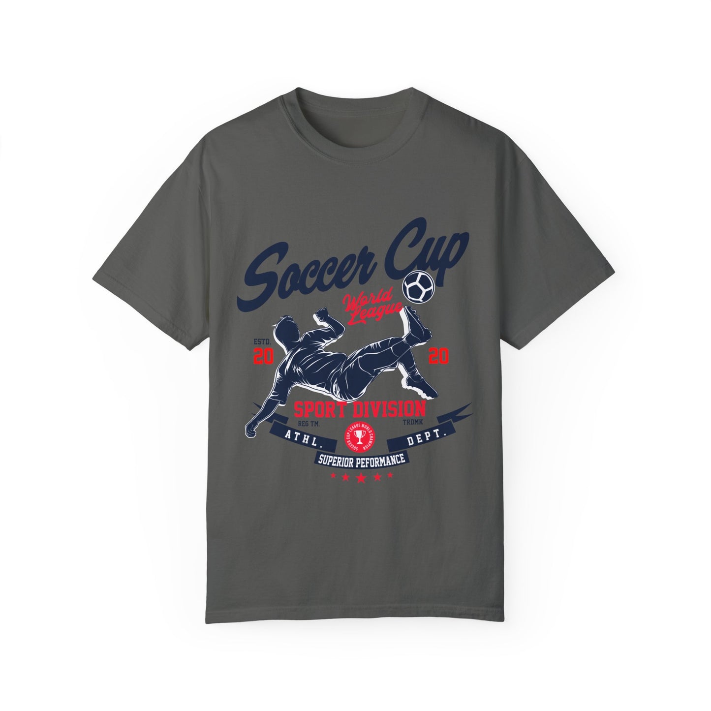 Soccer Club Unisex Garment-Dyed T-shirt