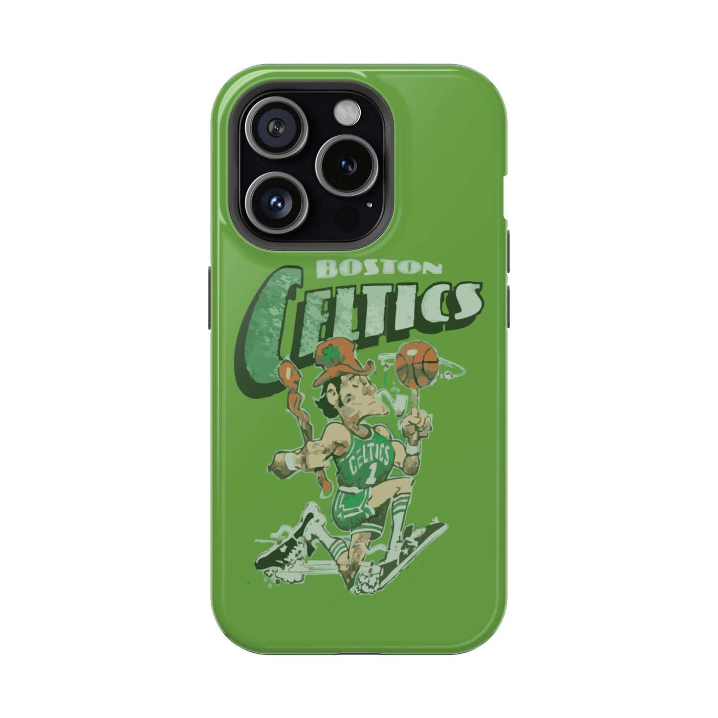 Boston Celtics Impact-Resistant Phone Case, Basketball Phone Cover, Sports Fan Gift, Sturdy Phone Case, NBA Merchandise, Team Spirit Decor