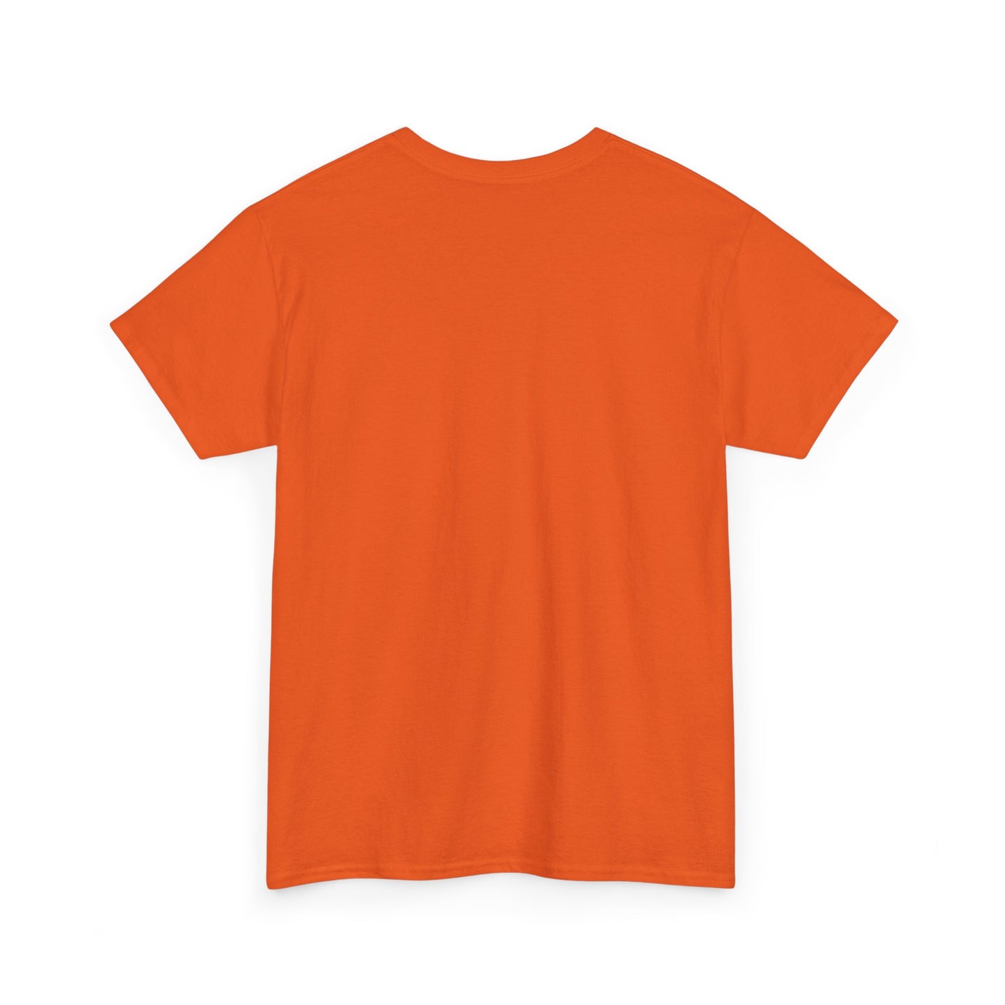 Go Big Orange Unisex Heavy Cotton Tee, Sports Fan Shirt, Casual Wear, College Game Day Top, Gift for Sports Enthusiasts