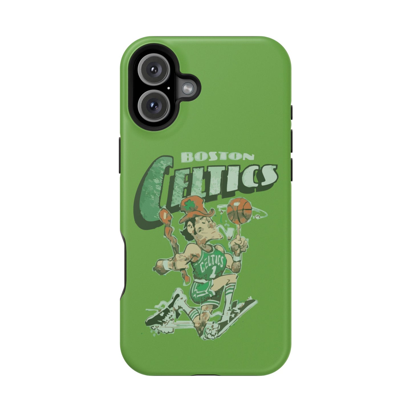 Boston Celtics Impact-Resistant Phone Case, Basketball Phone Cover, Sports Fan Gift, Sturdy Phone Case, NBA Merchandise, Team Spirit Decor