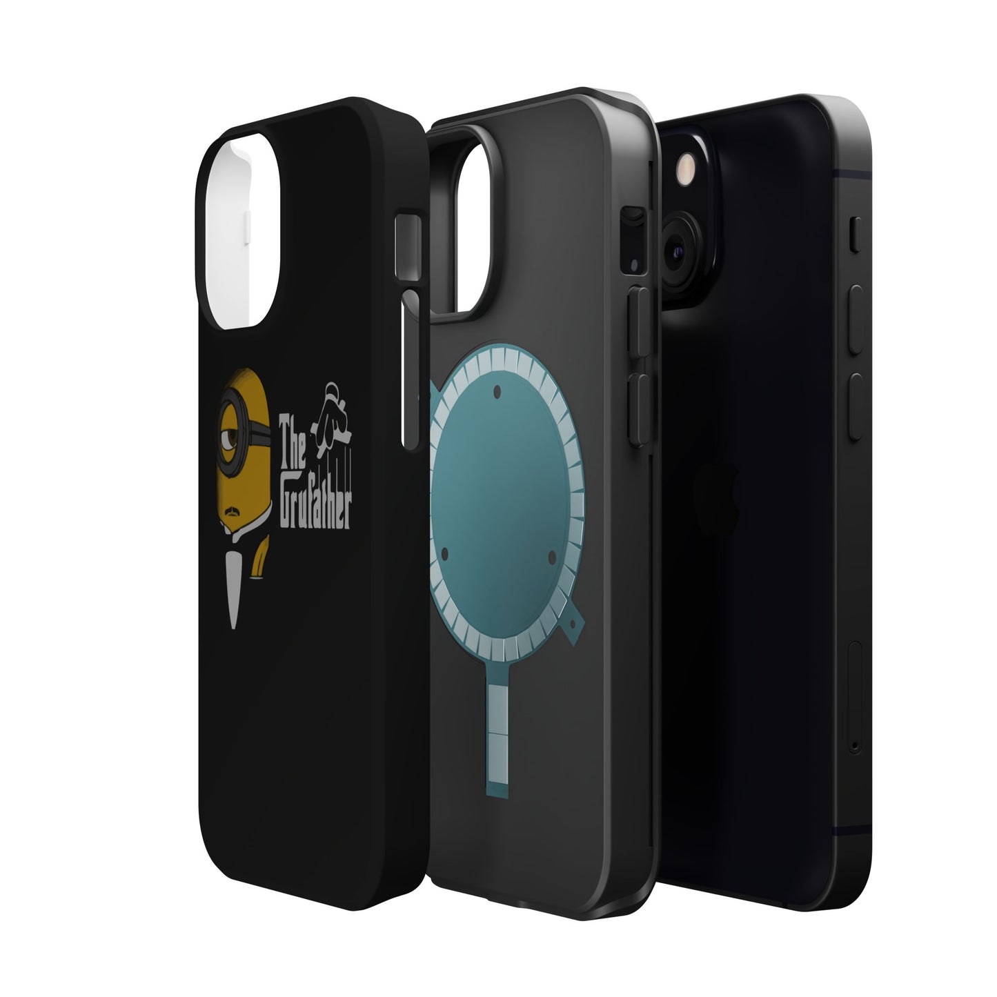 Magnetic Tough Cases: The Gruffather Phone Cover, Gift for Minions Fans, Unique Cell Phone Case, Durable Protective Case, Fun Cartoon Design