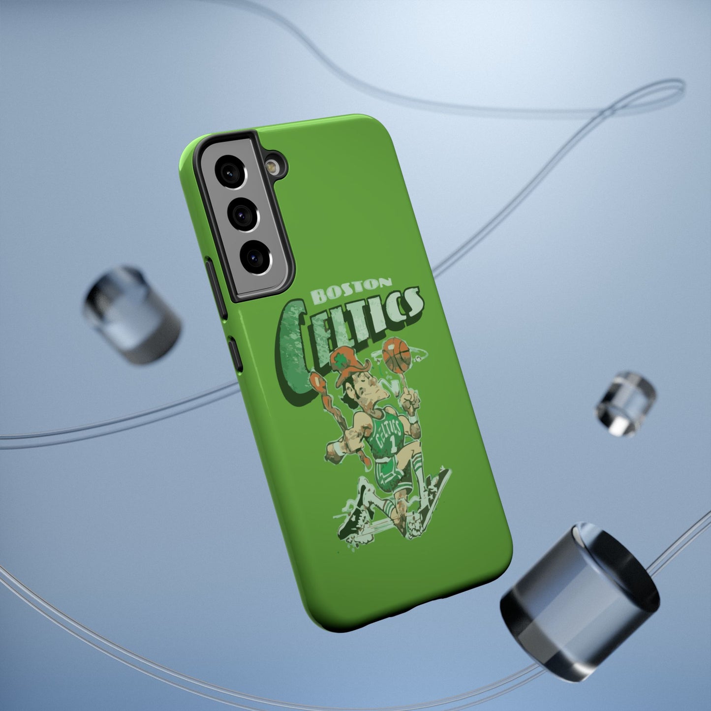 Boston Celtics Impact-Resistant Phone Case, Basketball Phone Cover, Sports Fan Gift, Sturdy Phone Case, NBA Merchandise, Team Spirit Decor