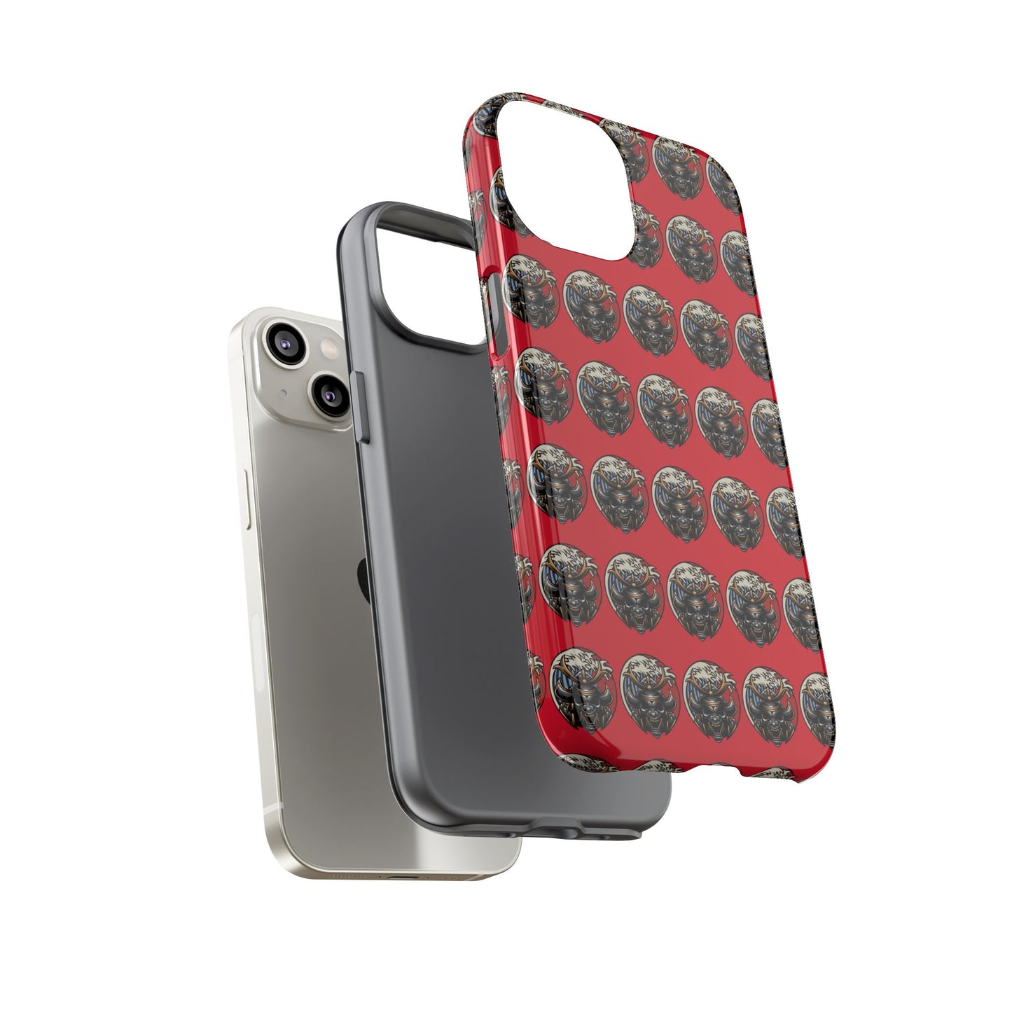 Bold Phone Case, Tough Phone Cover, Red Phone Protector, Unique Gift for Him/Her, Trendy Tech Accessory
