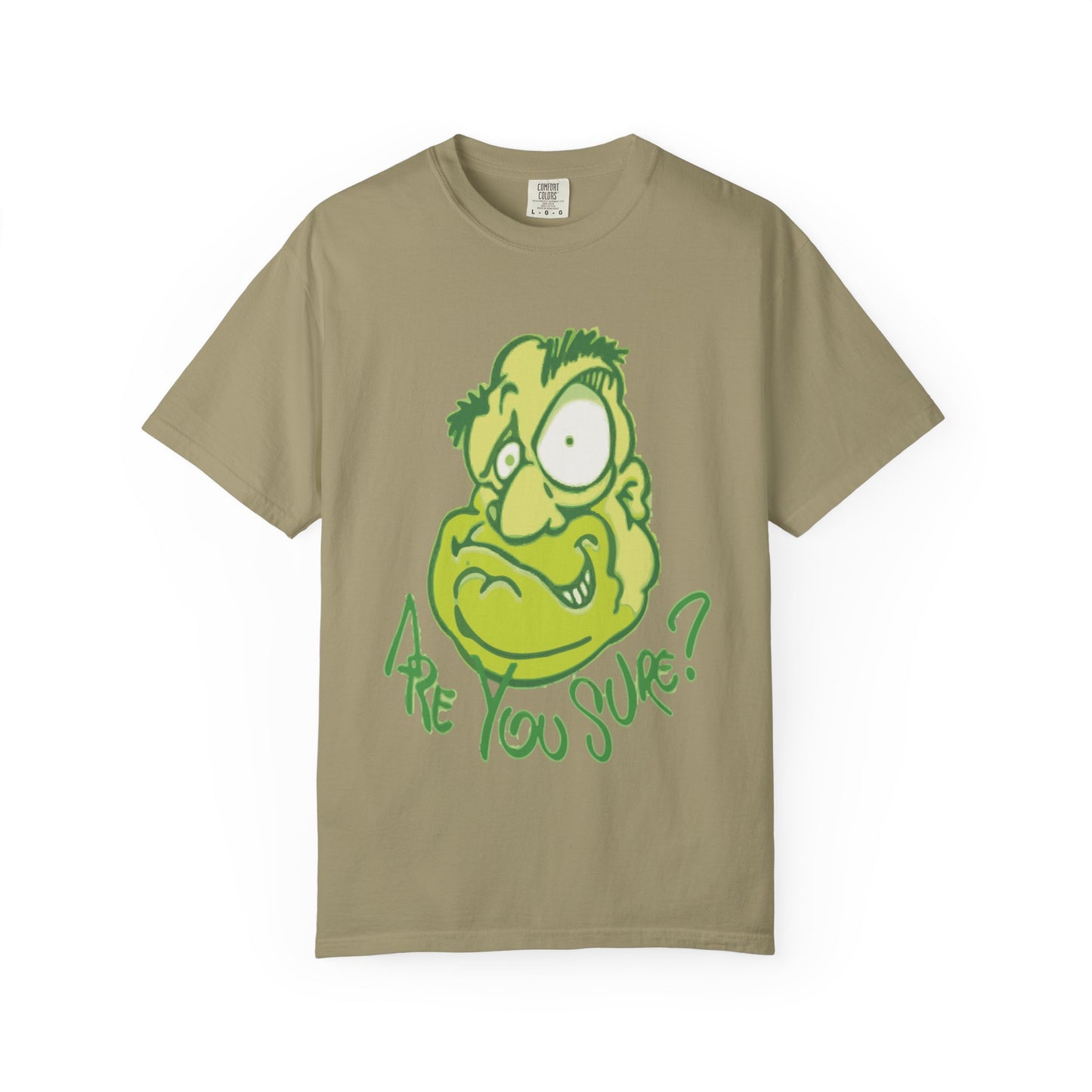 Unisex Garment-Dyed T-Shirt with Quirky Cartoon Design - Perfect for Casual Wear, Gifting, Parties, and Everyday Comfort