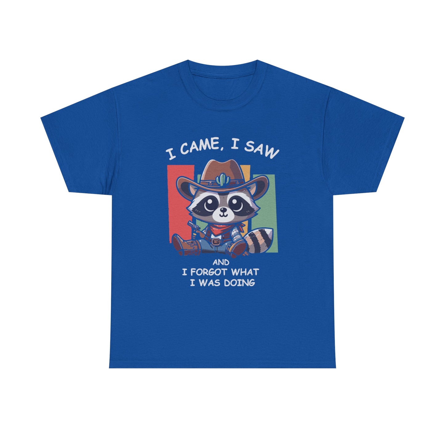 Fun Raccoon Graphic Tee, Cute Funny Animal T-Shirt, Unique Gift, Unisex Cotton Tee, Casual Wear, Birthday Gift, Humor Shirt