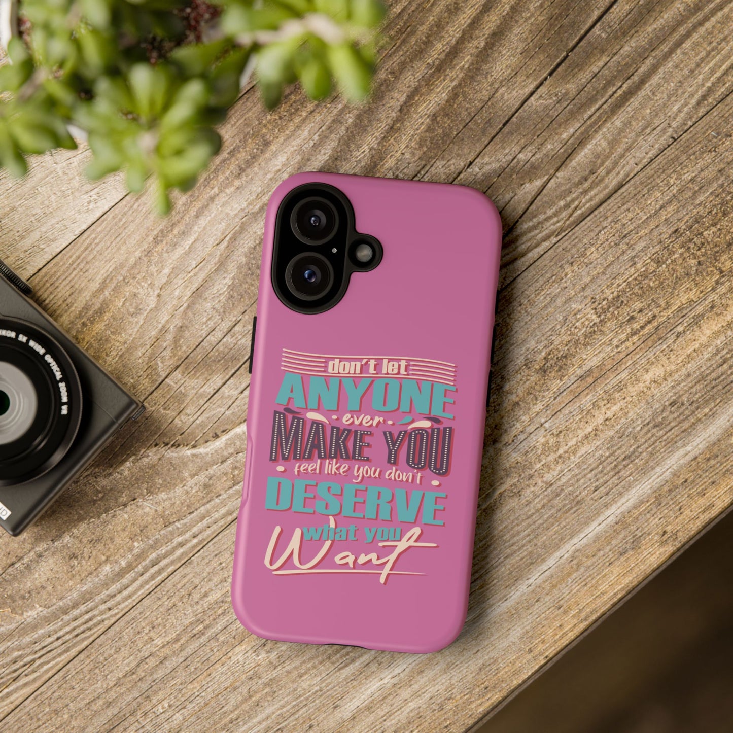 Inspirational Phone Case, Motivational Phone Cover, Tough Cases for Her, Gift for Friends, Self-Love Quote Case
