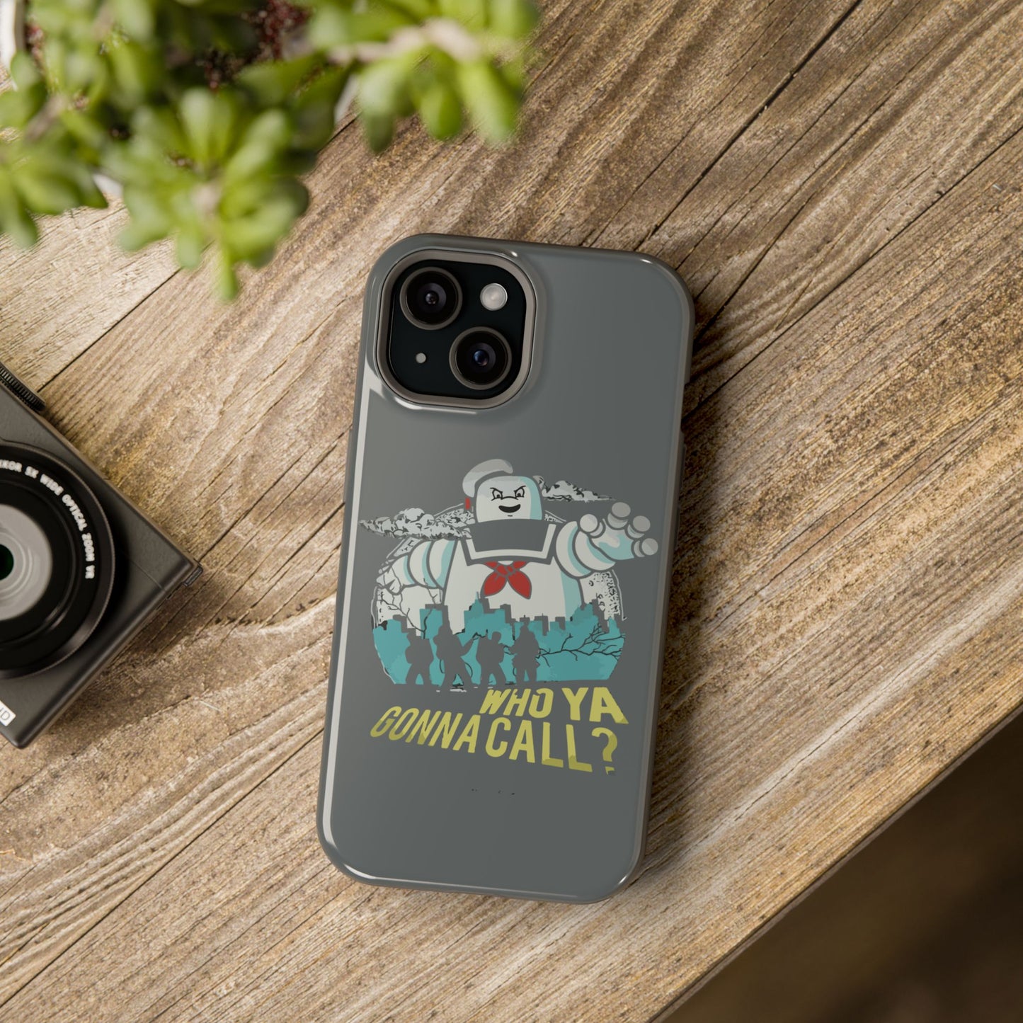 Ghostbuster-Inspired Tough Phone Case - Who Ya Gonna Call? - Perfect for Fans, Gift for Halloween, Geeky Accessories, Durable Protection