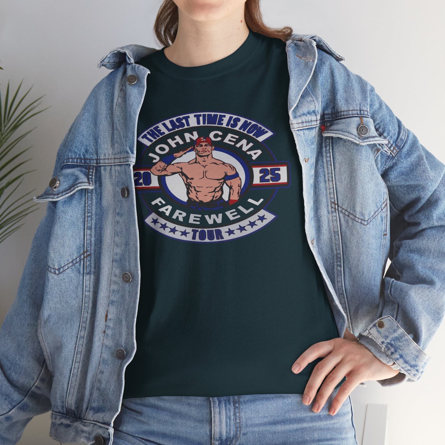 Wrestling Tribute Tee, John Cena Farewell Shirt, Unisex Graphic Tee, Fan Merchandise, Gift for Sports Lovers