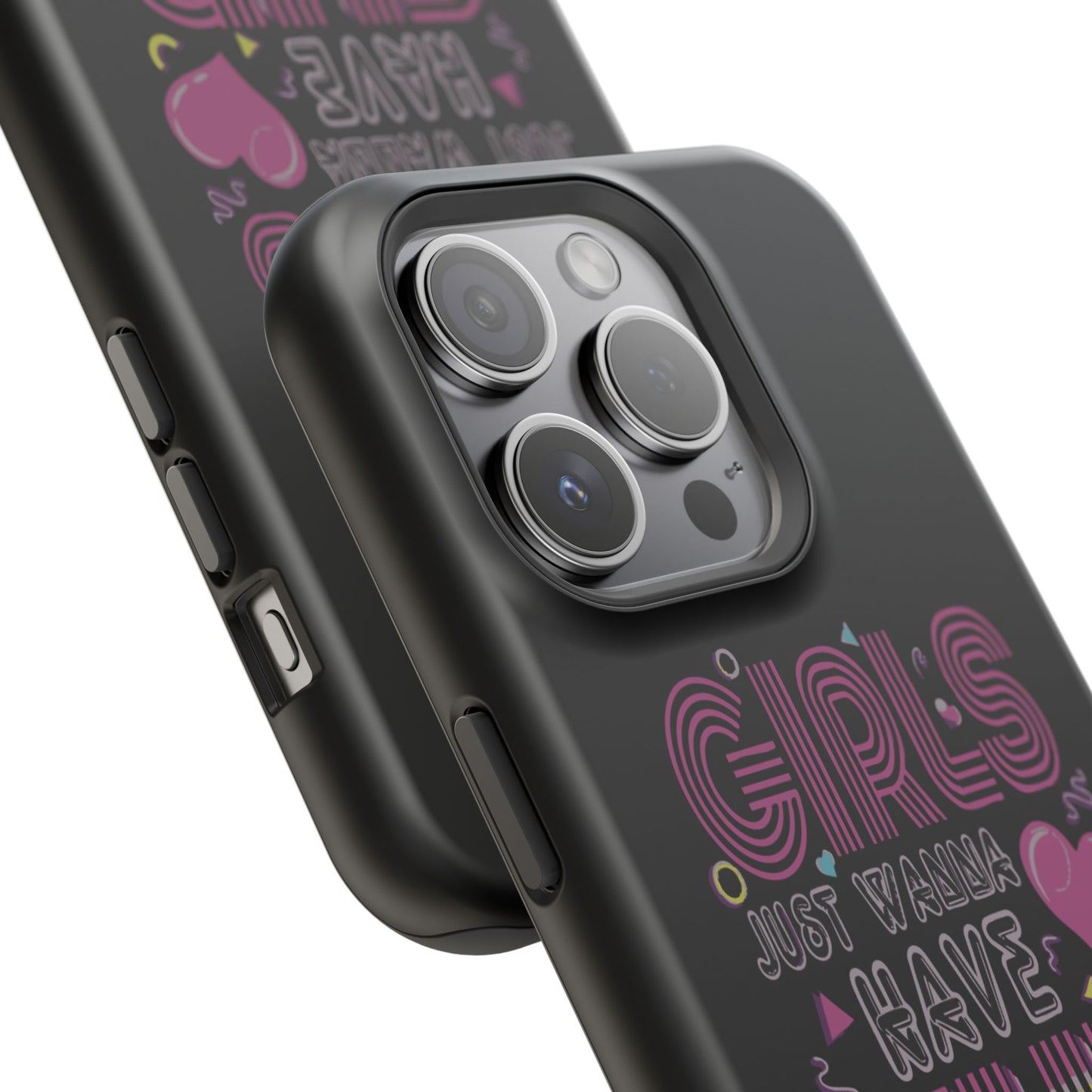 Fun Vibe Phone Case - Girls Just Wanna Have Fun Cell Case, Impact-Resistant Cover, Gift for Teens, Birthday Party Accessory, Trendy Tech