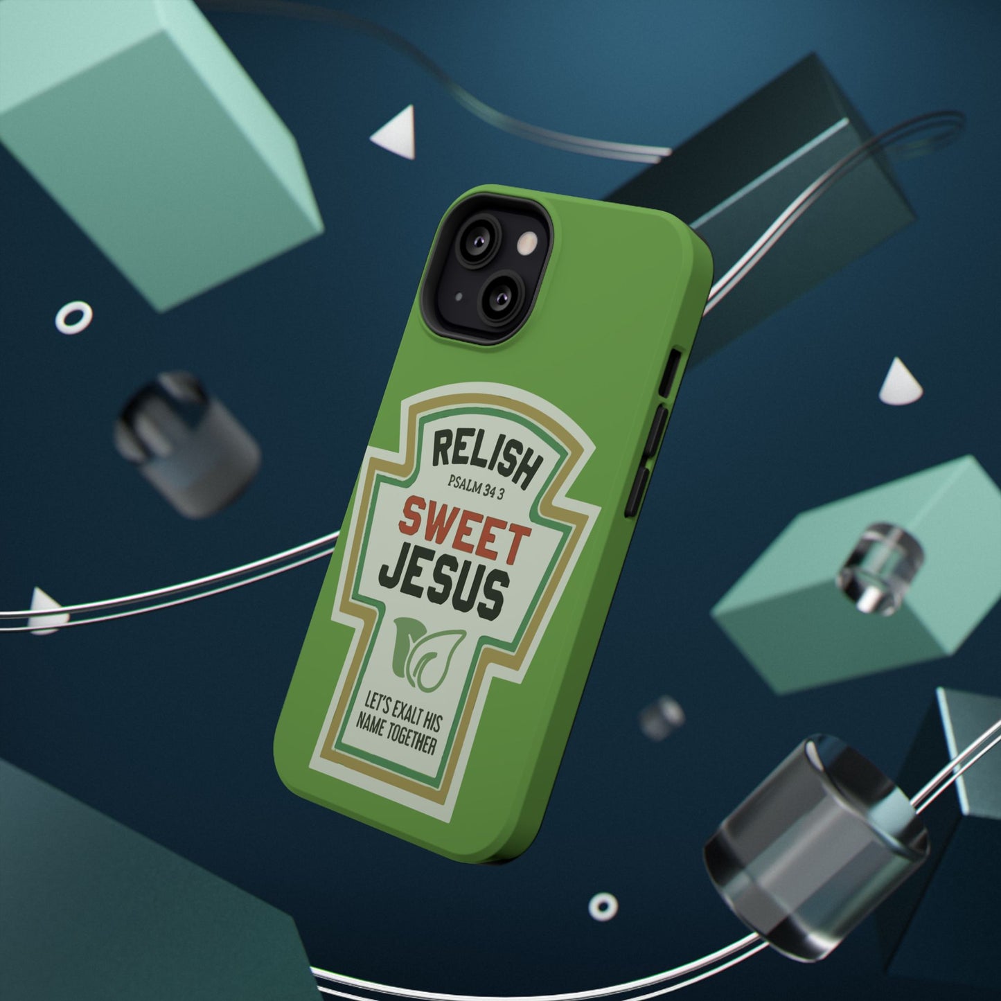 Relish Sweet Jesus Phone Case, Christian Gift, Impact-Resistant Case, Religious Phone Accessory, Faith-Based Present, Celebration Case