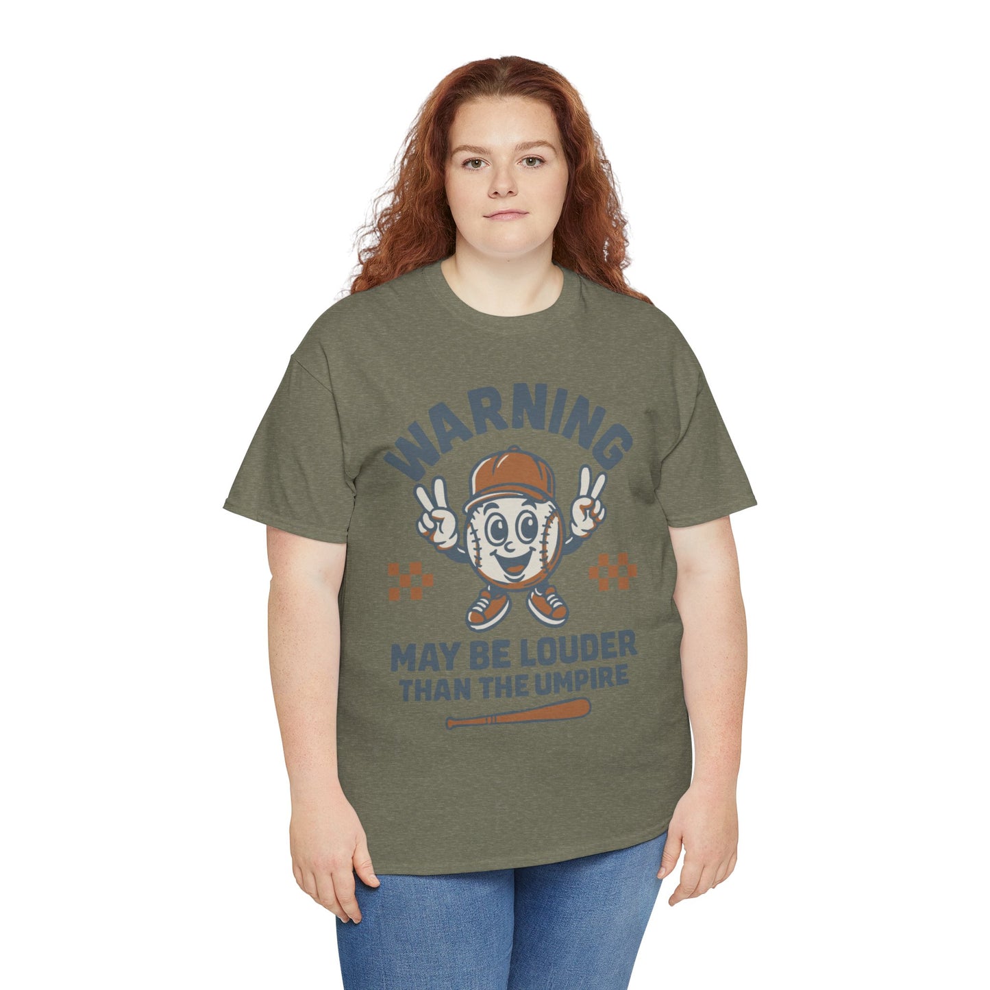 Warning T-Shirt, Fun Umpire Tee, Unique Sports Gift, Casual Wear, Perfect for Baseball Fans