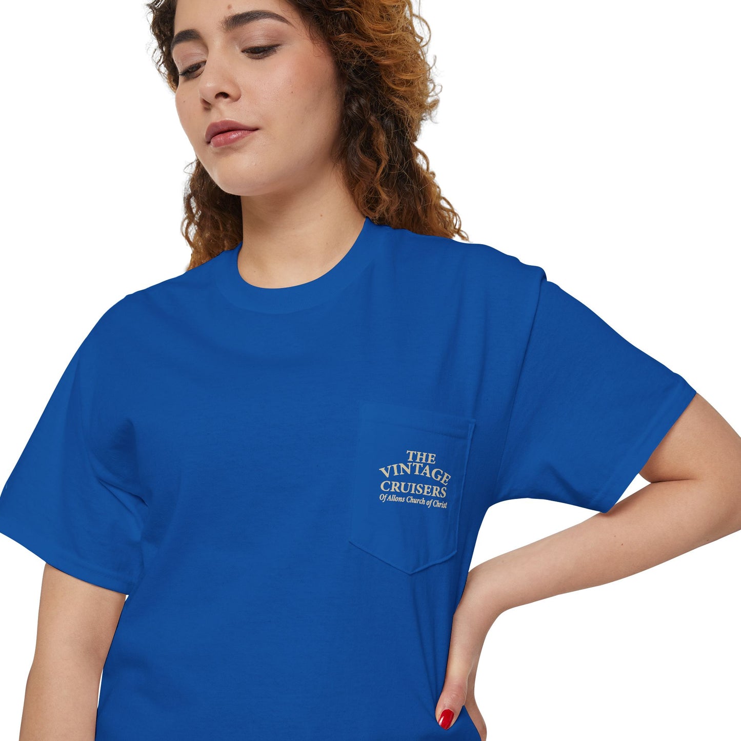 Retro Pocket Tee Allons Church of Christ Cruise 2025 Unisex T-Shirt