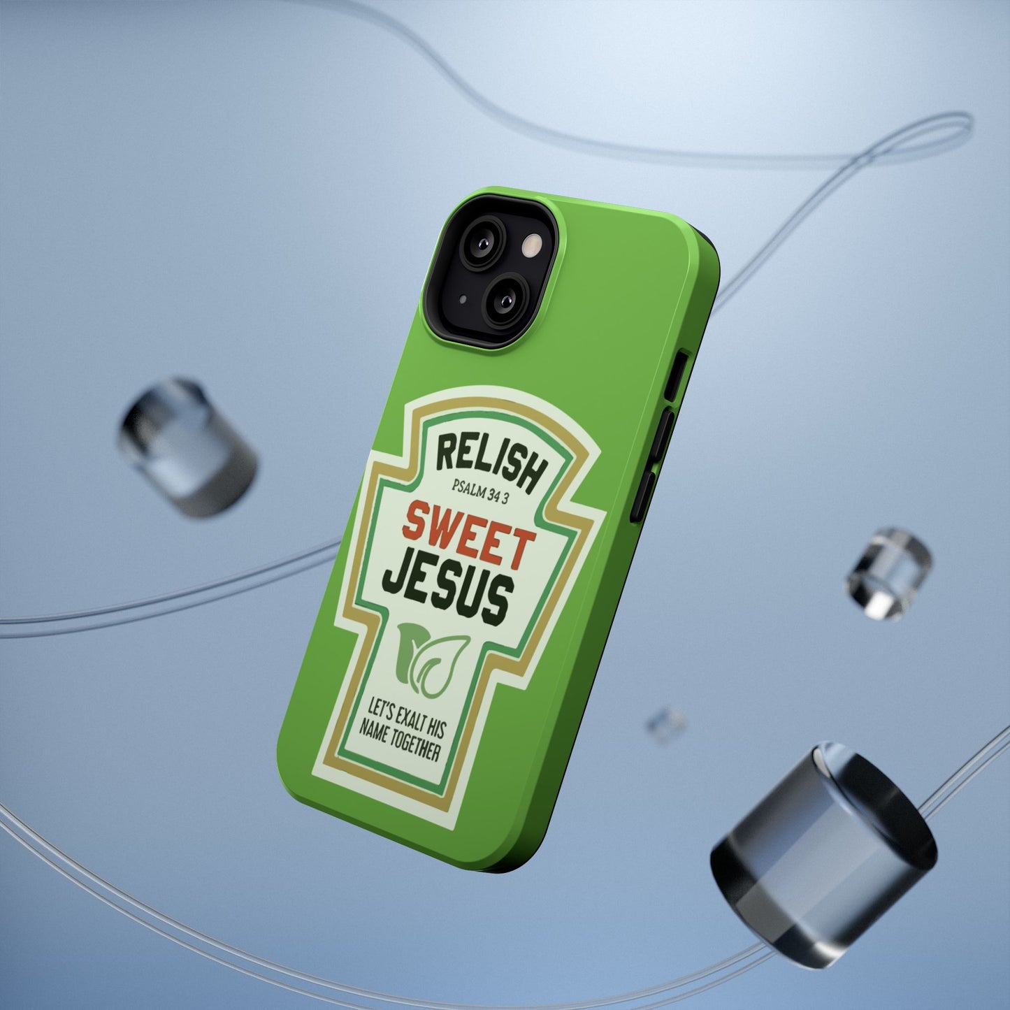 Relish Sweet Jesus Phone Case, Christian Gift, Impact-Resistant Case, Religious Phone Accessory, Faith-Based Present, Celebration Case