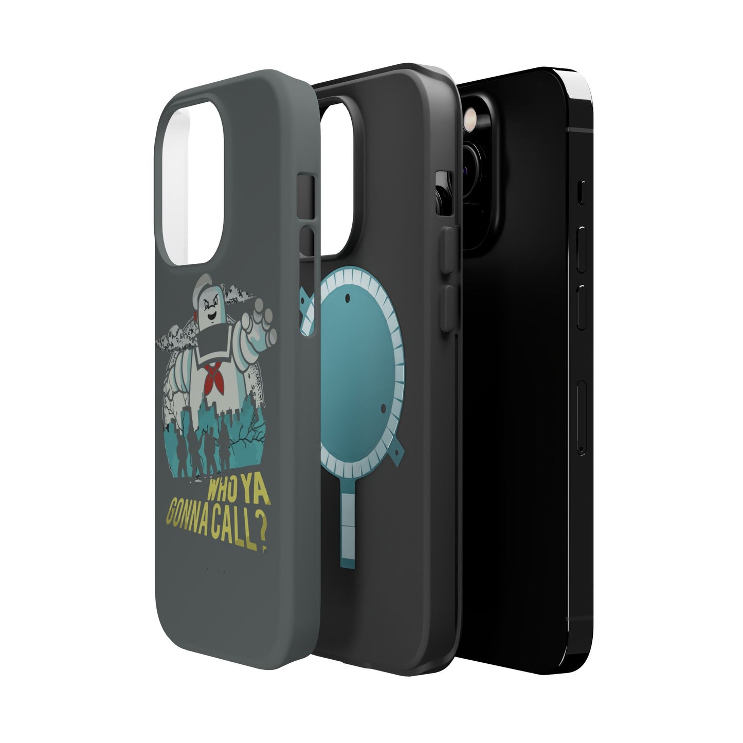 Ghostbuster-Inspired Tough Phone Case - Who Ya Gonna Call? - Perfect for Fans, Gift for Halloween, Geeky Accessories, Durable Protection