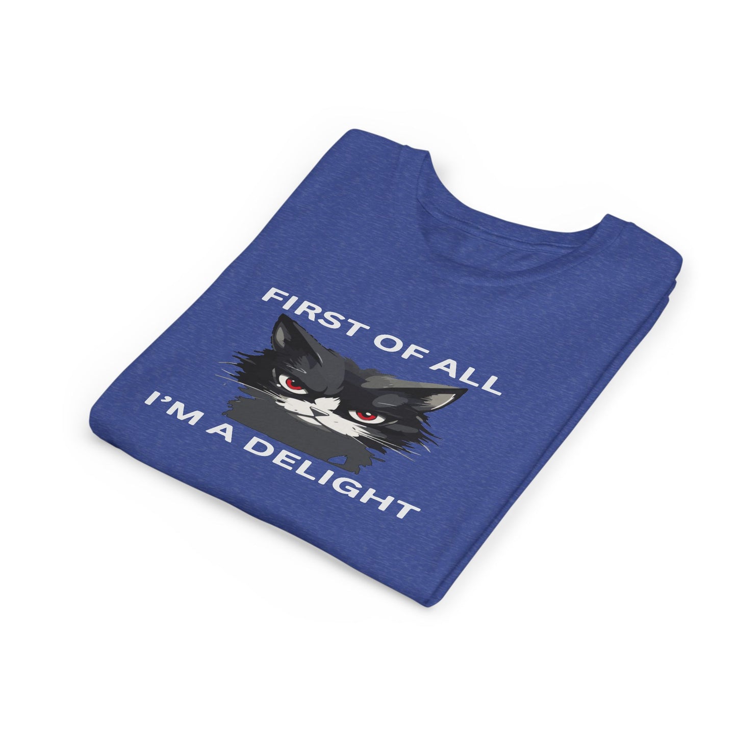 Youth Cat Humor Tee - Perfect for Cat Lovers, Birthday Gifts for Kids, Everyday Wear, Funny Quotes Shirt, Gift for Pet Lovers
