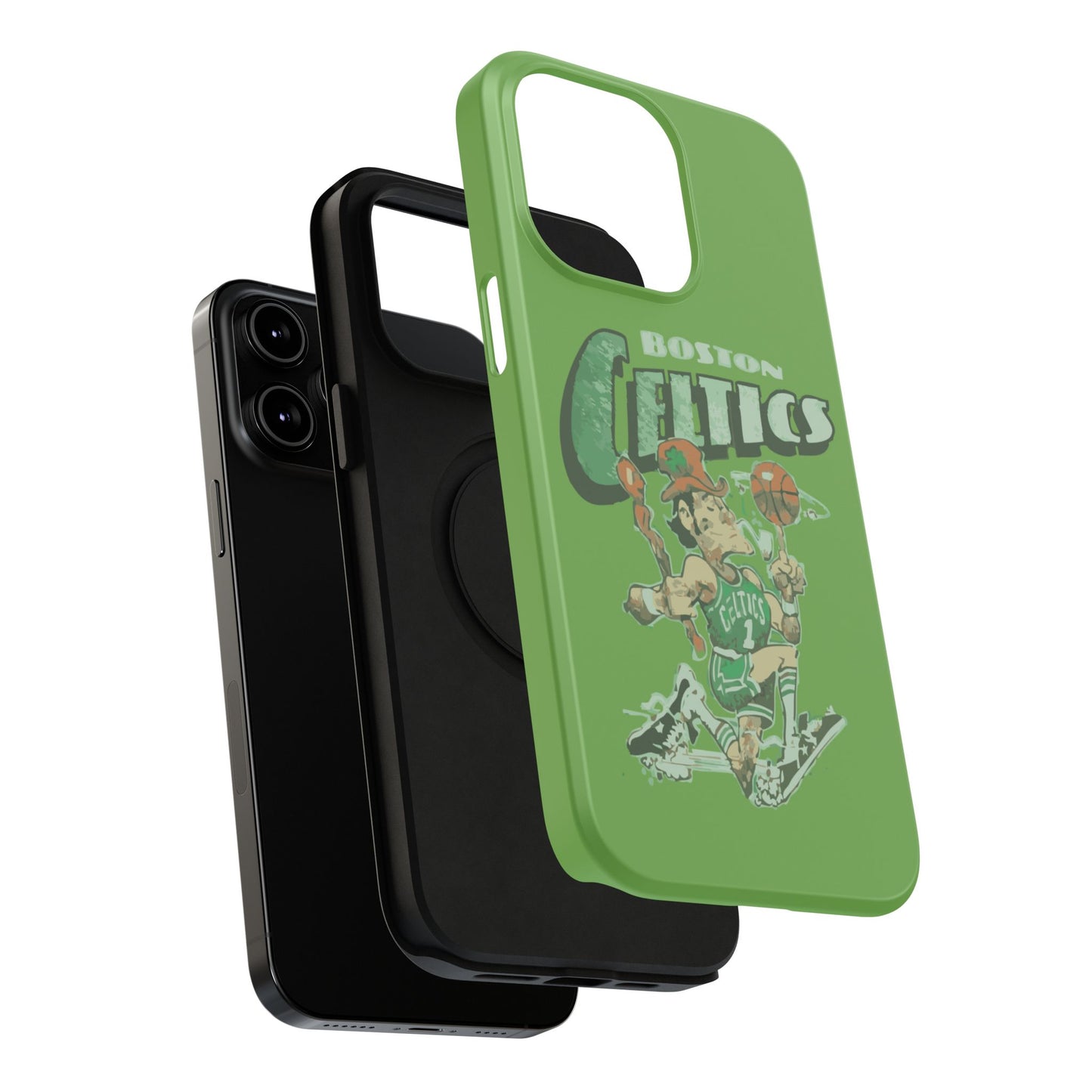 Boston Celtics Impact-Resistant Phone Case, Basketball Phone Cover, Sports Fan Gift, Sturdy Phone Case, NBA Merchandise, Team Spirit Decor
