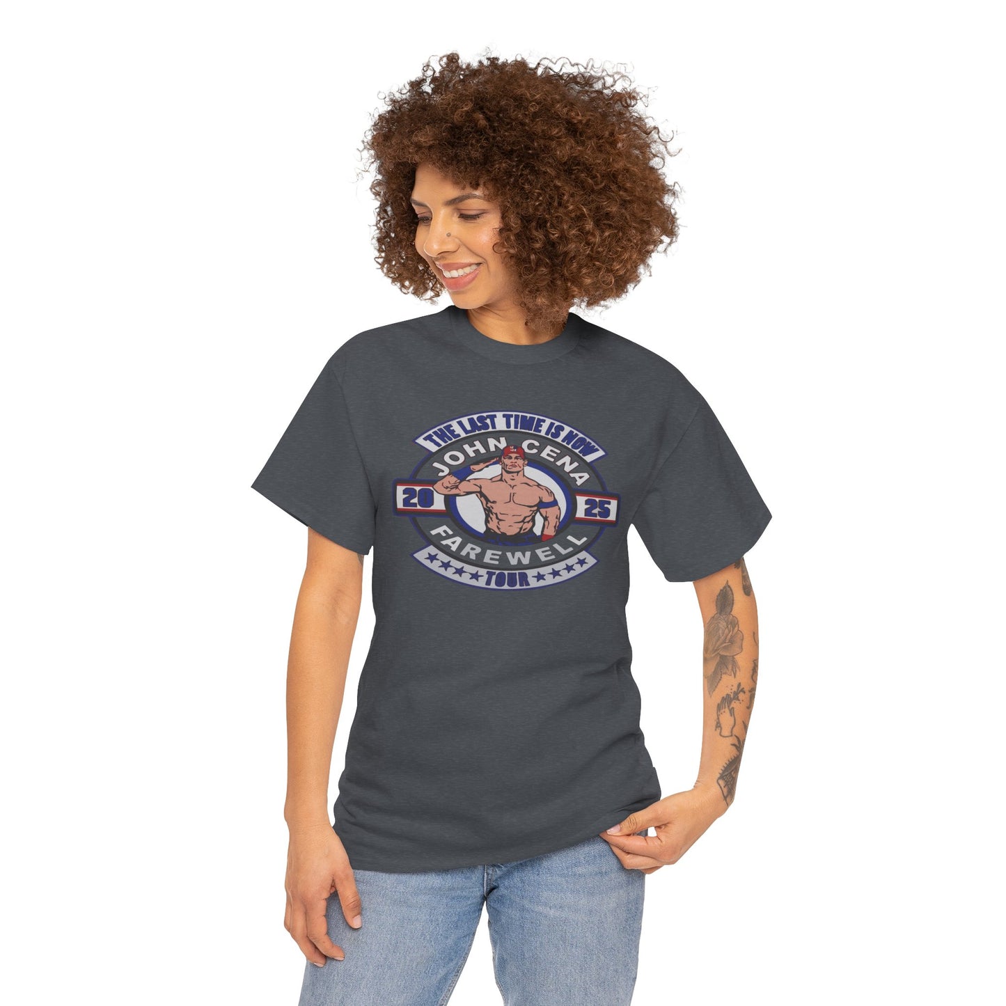 Wrestling Tribute Tee, John Cena Farewell Shirt, Unisex Graphic Tee, Fan Merchandise, Gift for Sports Lovers