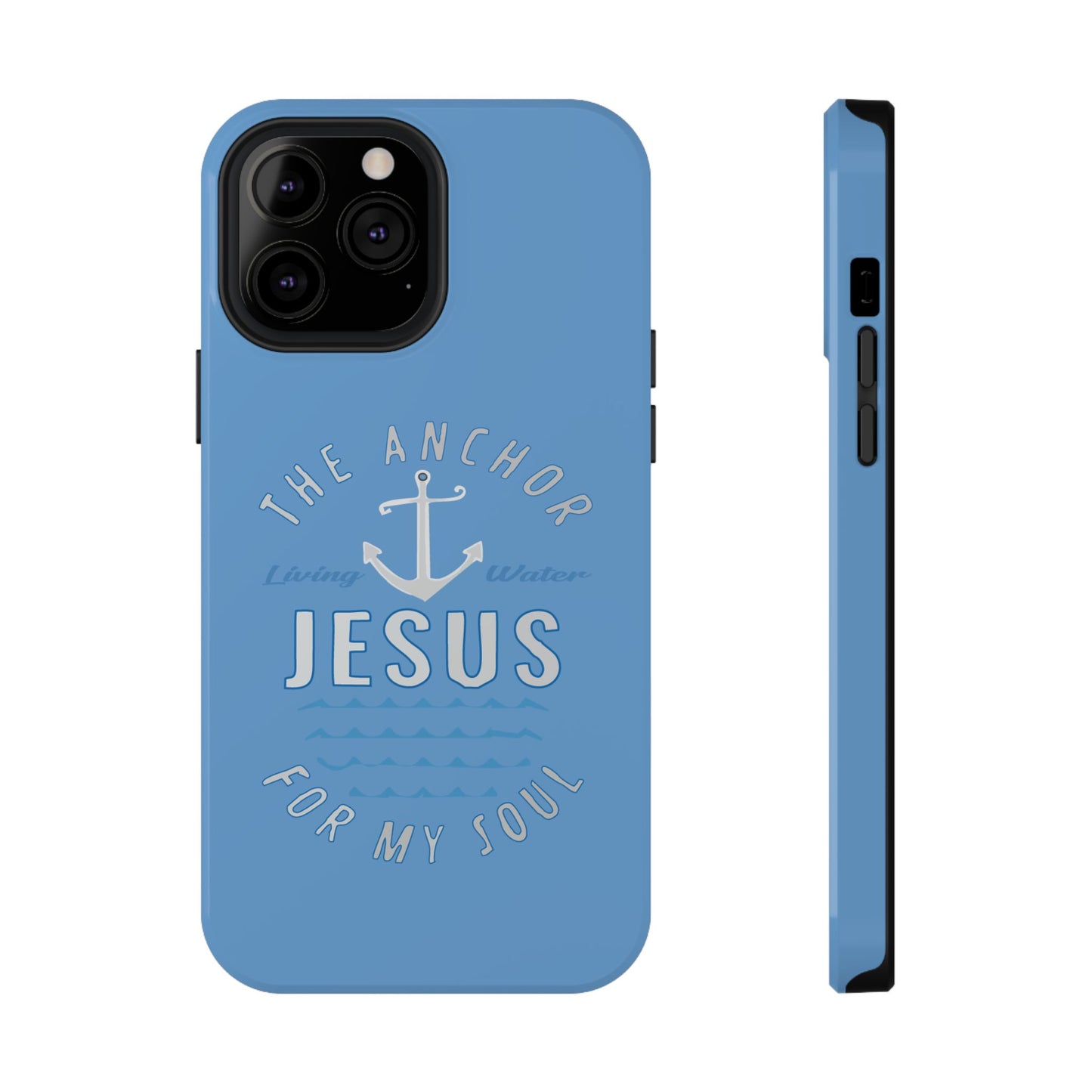Jesus Anchor Phone Case, Christian Tech Accessories, Inspirational Gifts, Unique Phone Covers, Faith-Based Decor